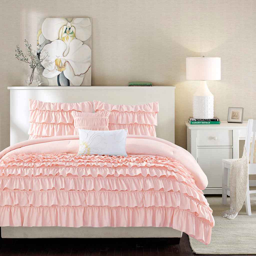 Full/Queen Ruffle Comforter Set