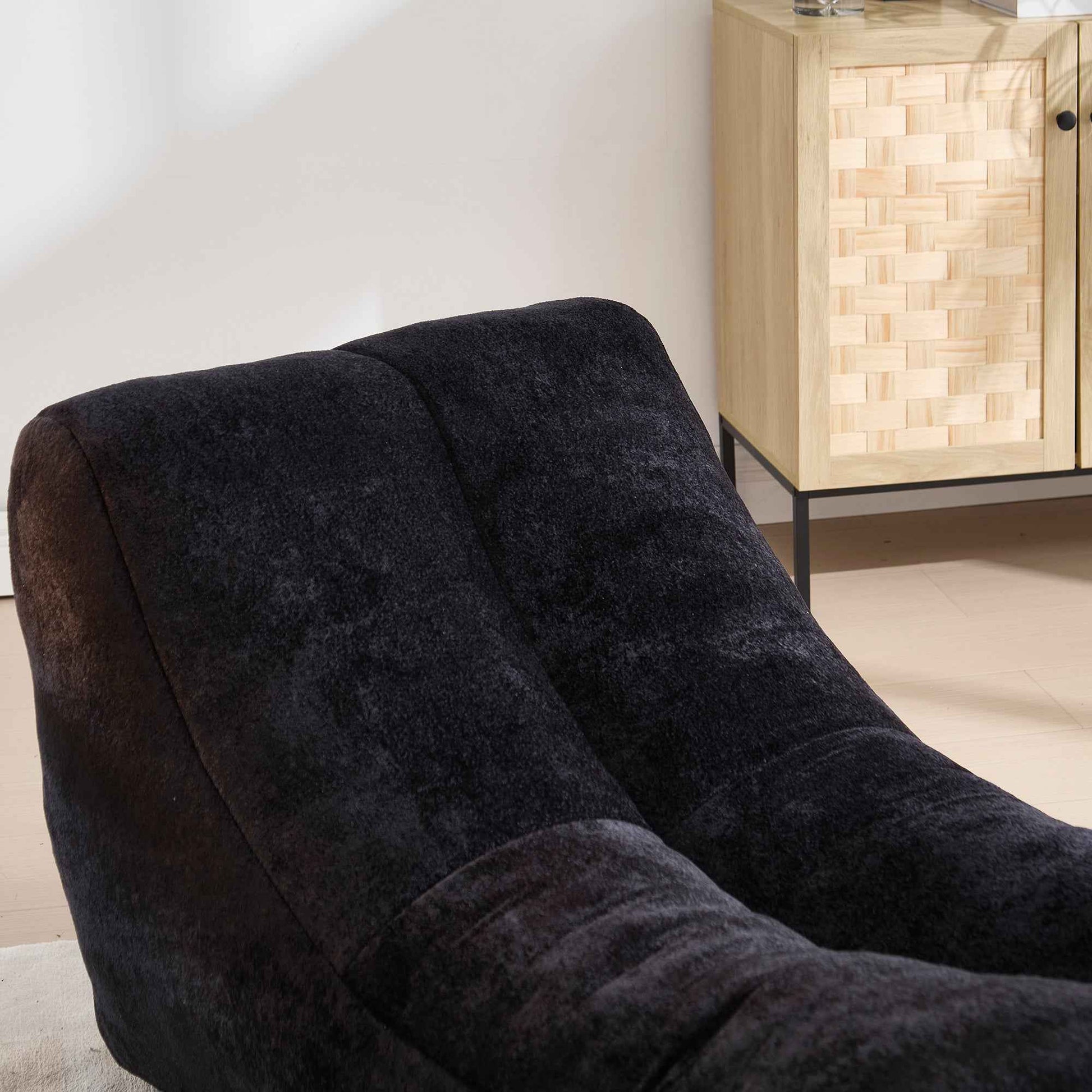 Creative Bean Bag Sofa Chair for Adults with High-Quality Sponge Filling and Polyester Fiber,59x30x23.6 inches