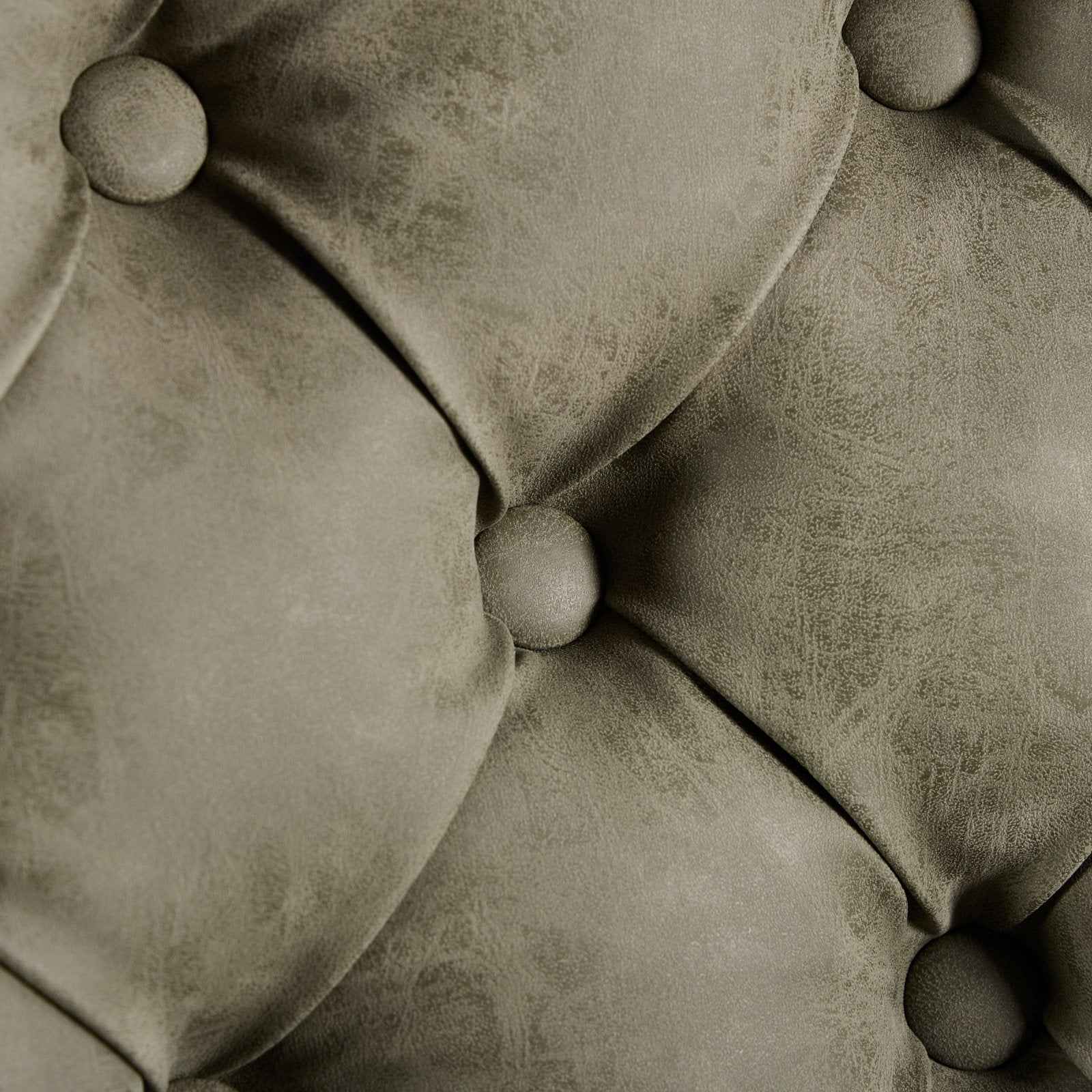 A&A Furniture,Aged and Retro PU Swivel Barstools Adjusatble Seat Height from 26-33 Inch, Modern Bar Stools with Backs Comfortable Tufted for Home Pub and Kitchen Island (Olive Green,Set of 2)