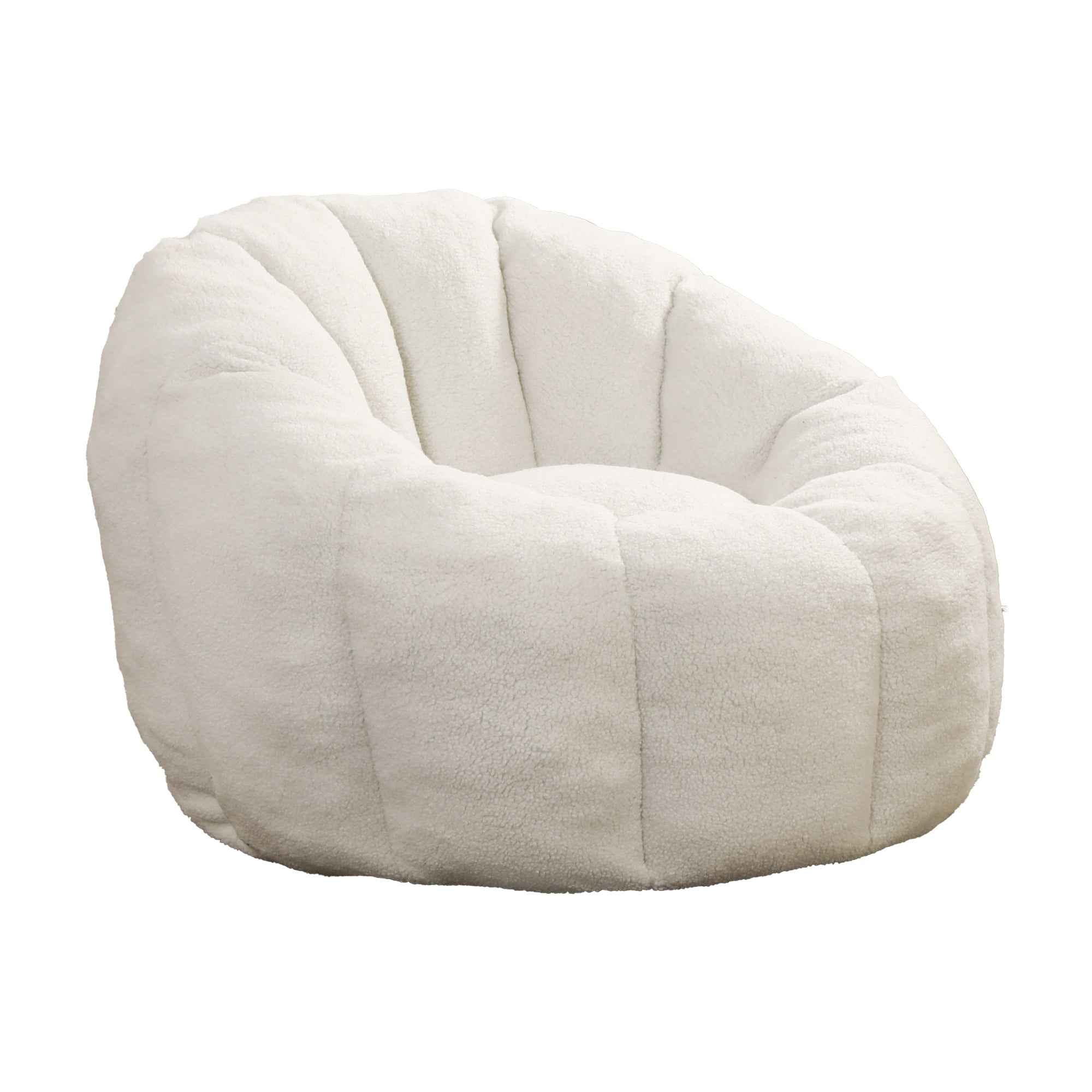 Bean Bag Chair, Bean Bag Sofa Chair with Armrests Stuffed High-Density Foam, Lazy Sofa Comfy Chairs BeanBag Chair for Adults in Living Room,Bedroom Reading
