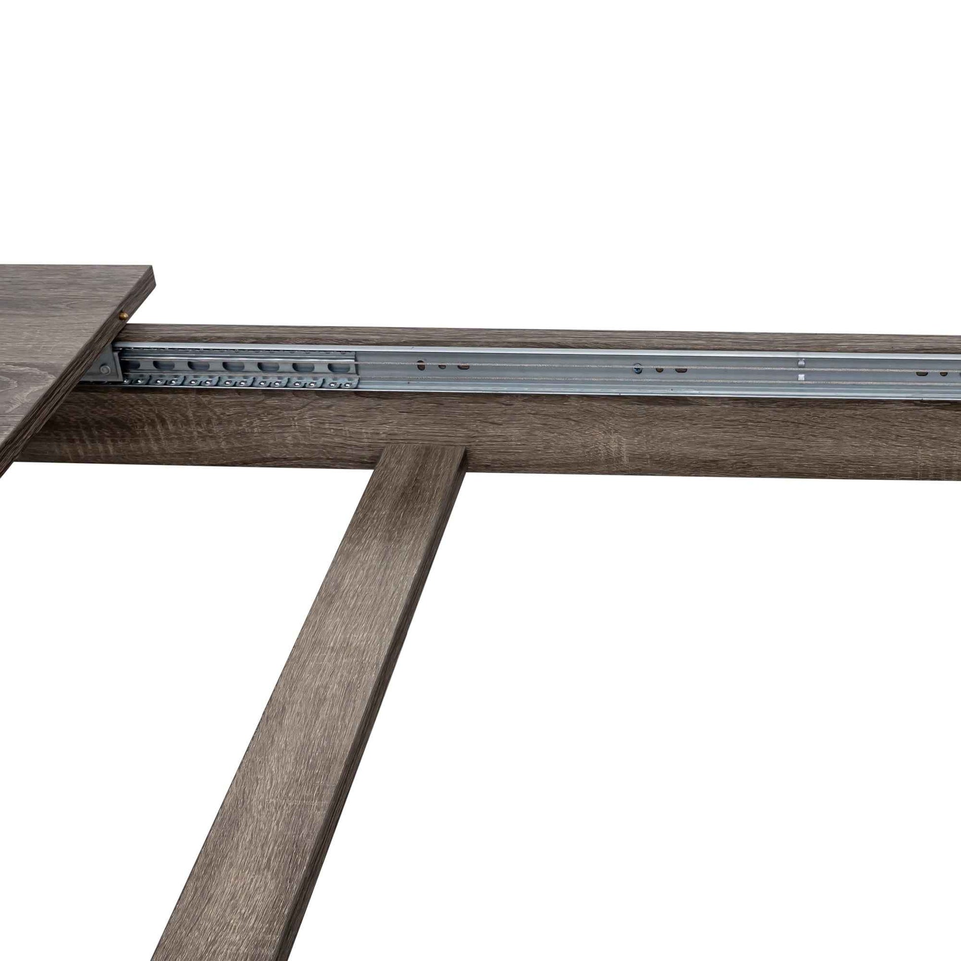 Dining Table , 106.3 in  Large Extendable Kitchen Table