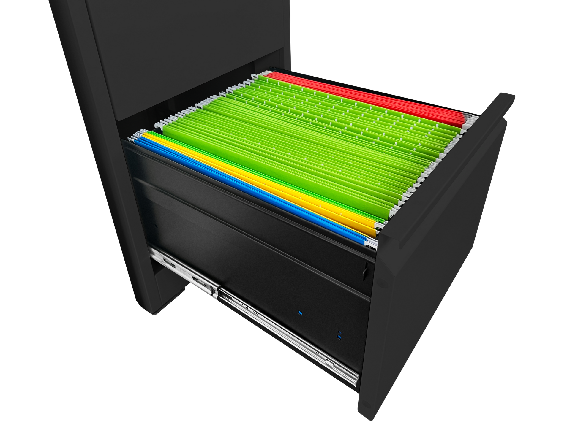 3 Drawer Metal Vertical File Cabinet with Lock Office Home Steel Vertical File Cabinet for A4 Legal/Letter Size - Abrihome