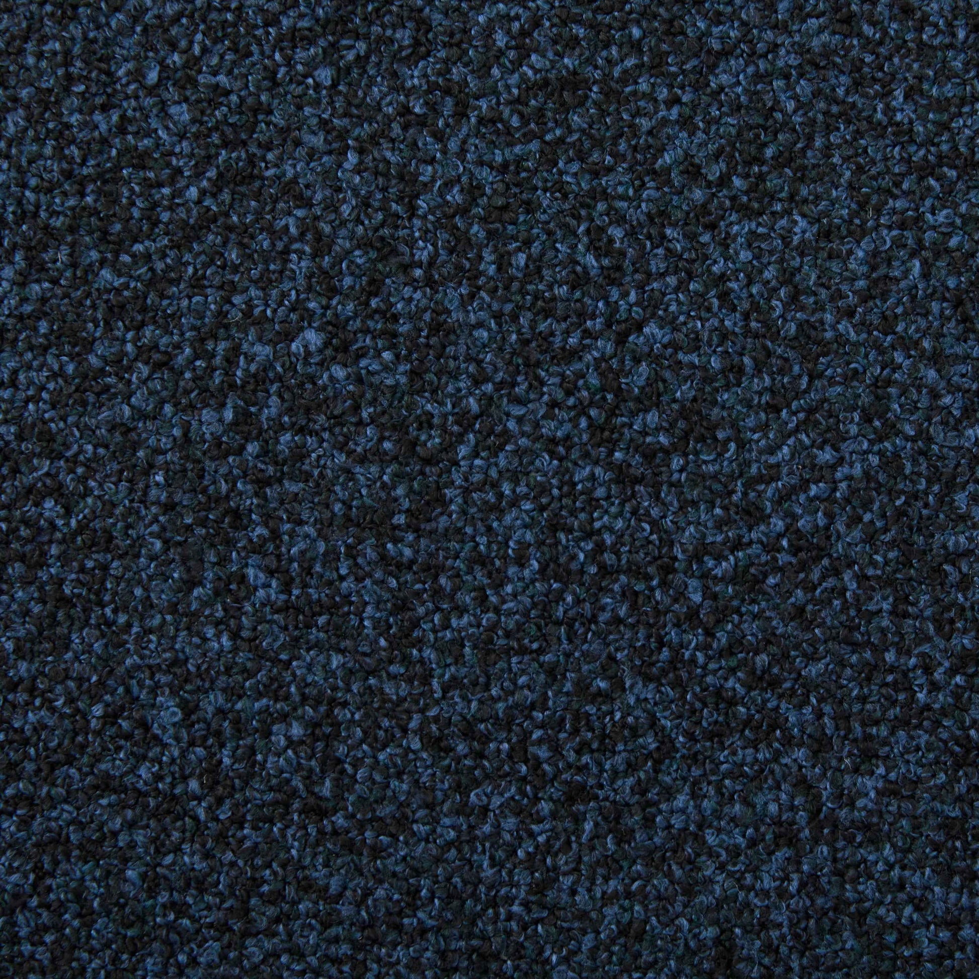 Boneless Couch Modular Sectional Sofa with Deep Seating and Curved Design in Blue Boucle, 114.9 Inches