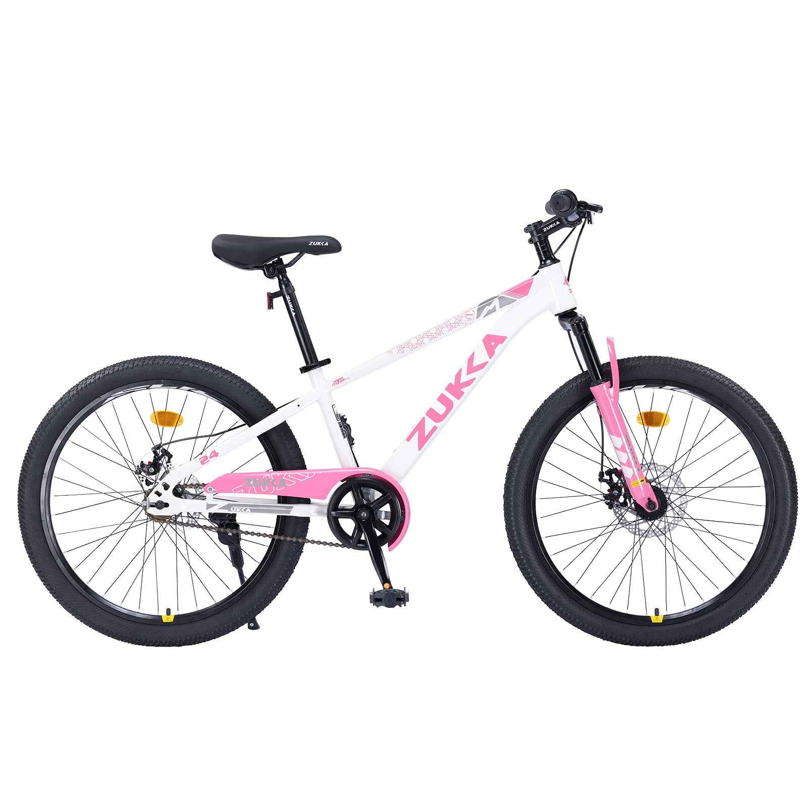 ZUKKA Mountain Bike,24 Inch MTB for Boys and Girls Age 9-12 Years,Multiple Colors
