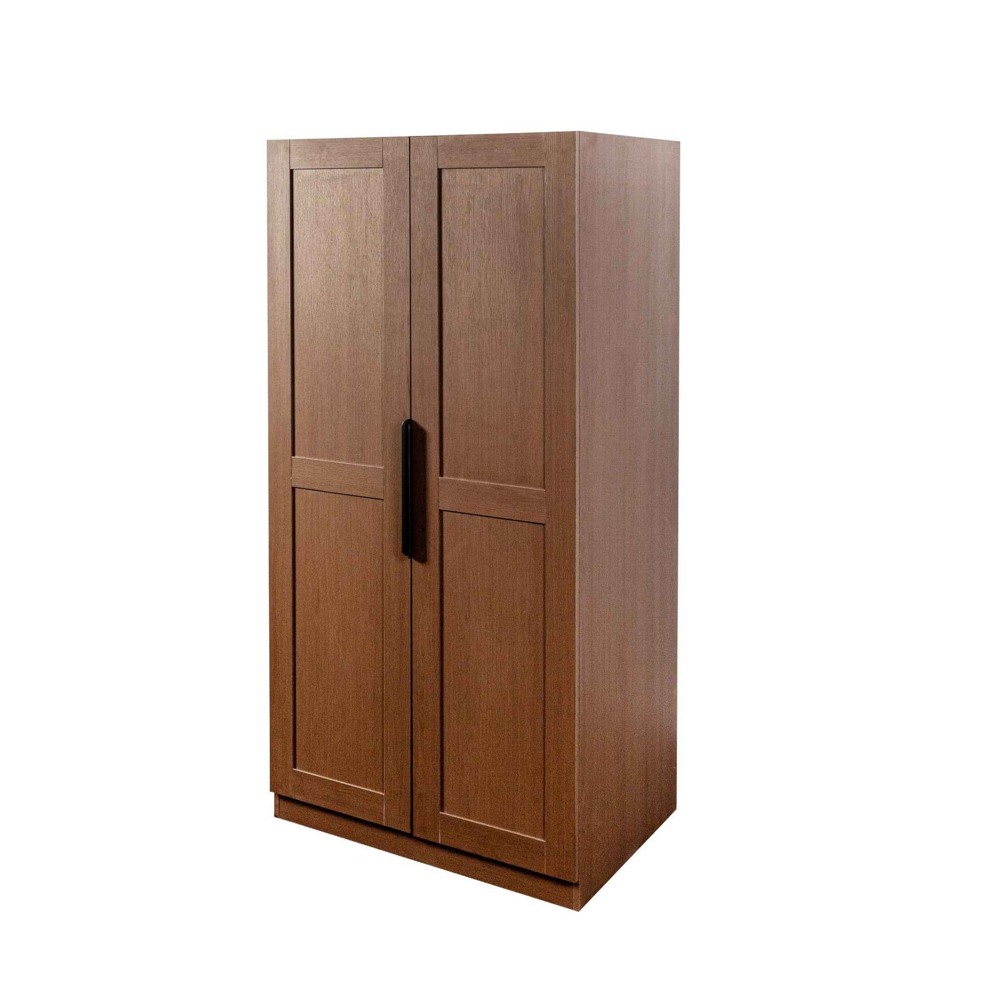 62.99in Kitchen Pantry Cabinet, Walnut  Freestanding Buffet Cupboards Sideboard with Doors &  Shelves, Kitchen Pantry Storage Cabinet for Kitchen, Living Room and Dinning Room