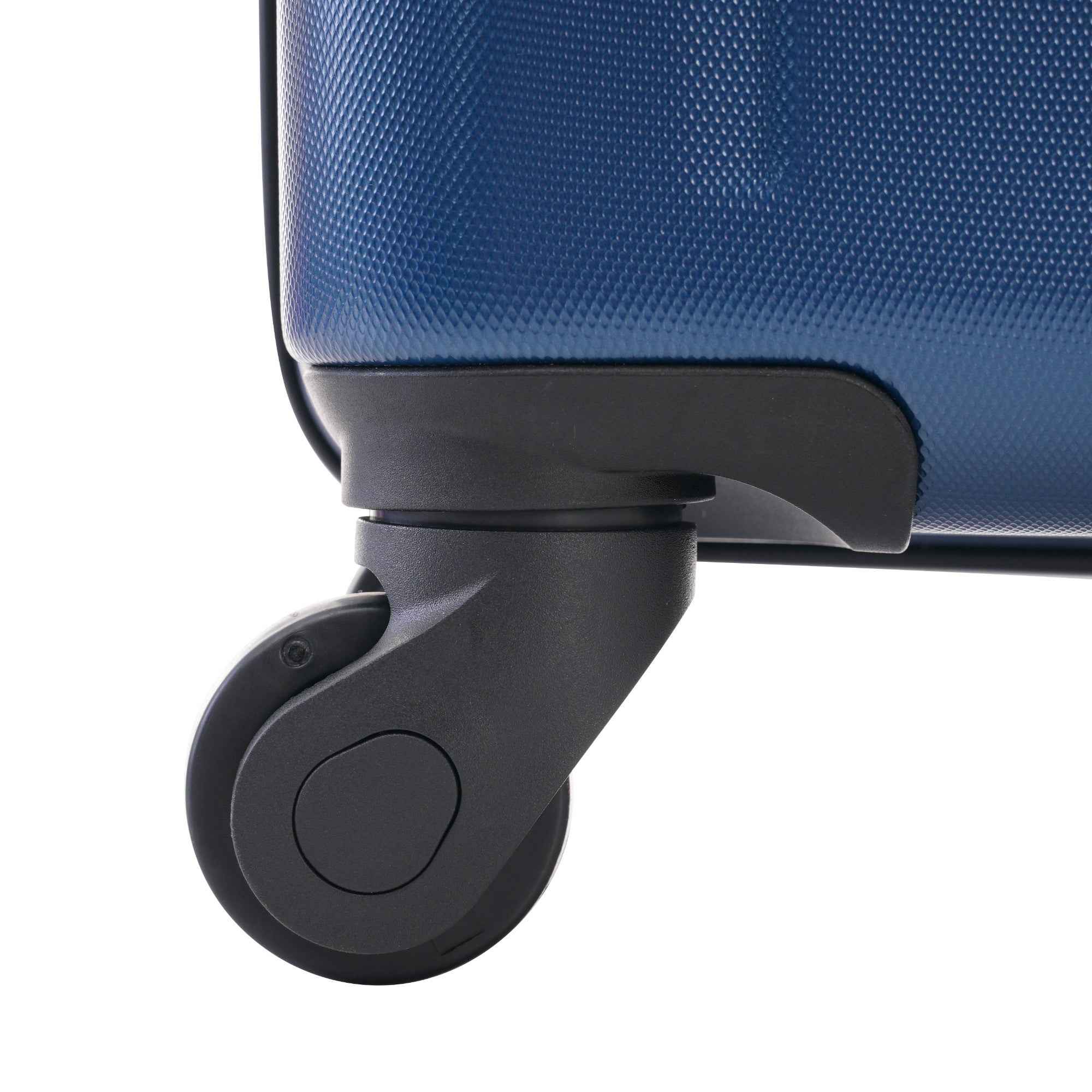 Expandable Spinner Wheels 2 Piece Luggage Set with TSA Lock, Blue, ABS Material, 20inch+28inch