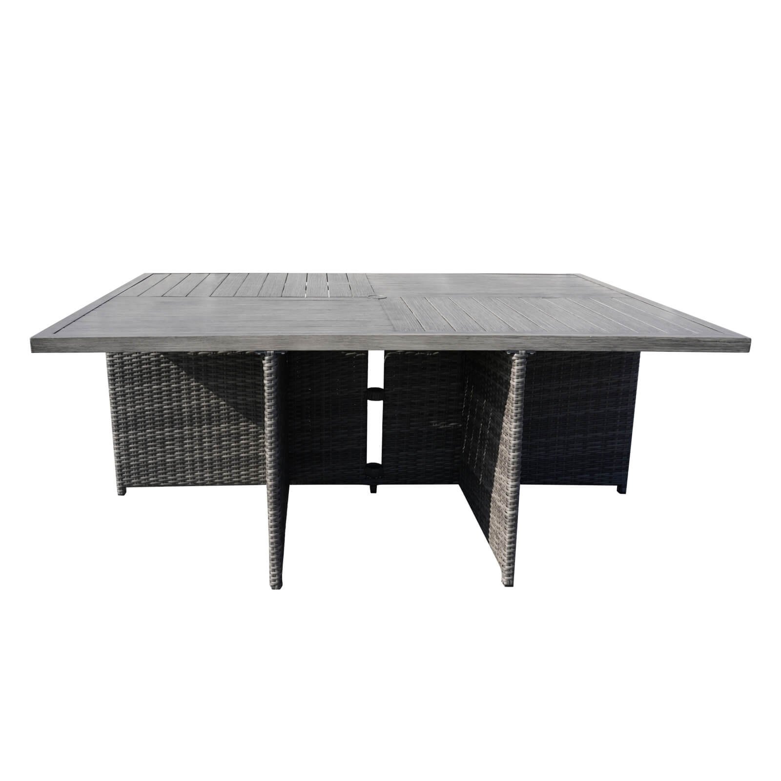 6-Seat Rectangular OutdoorDining Table—Table Only(PAD-3234-TA) - Abrihome