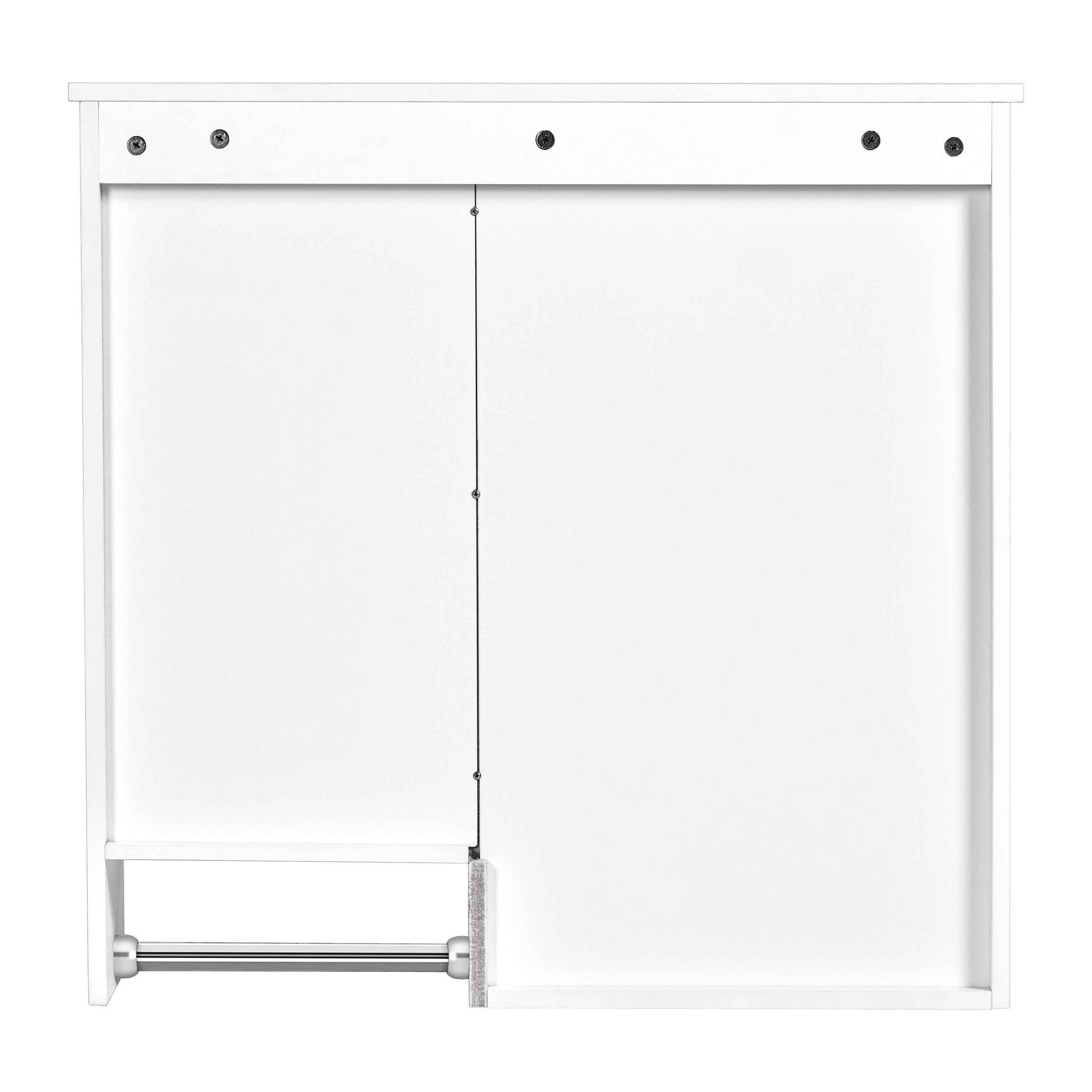 29'' x 28'' Modern Wall Mounted Bathroom Medicine Cabinet, Bathroom Wall Storage Cabinet with Mirror, Over the Toilet Space Saver Cabinet with Towels Bar