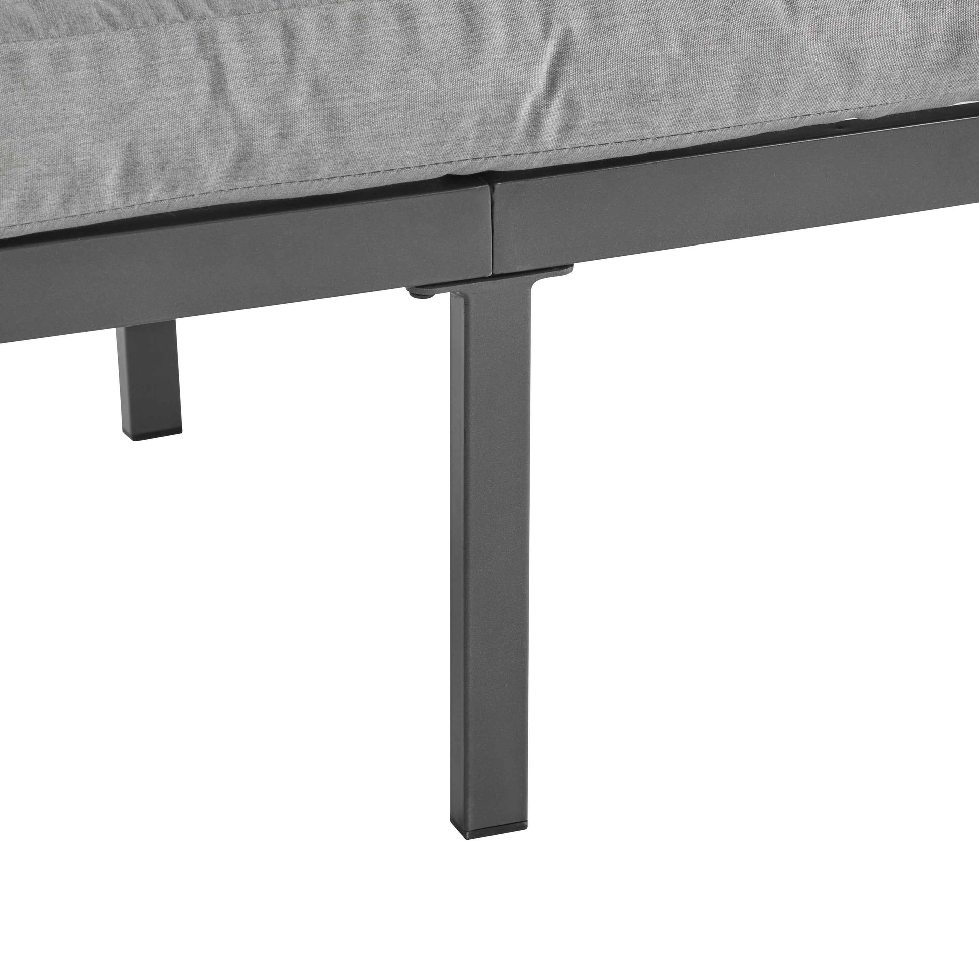 4-Pieces Outdoor Metal Patio Furniture Set, 5-Seat Patio Furniture Sofa Set with Cushion, Modern Outdoor Furniture Deep Seating for Porch, Garden, Backyard, Balcony, Grey & Natural