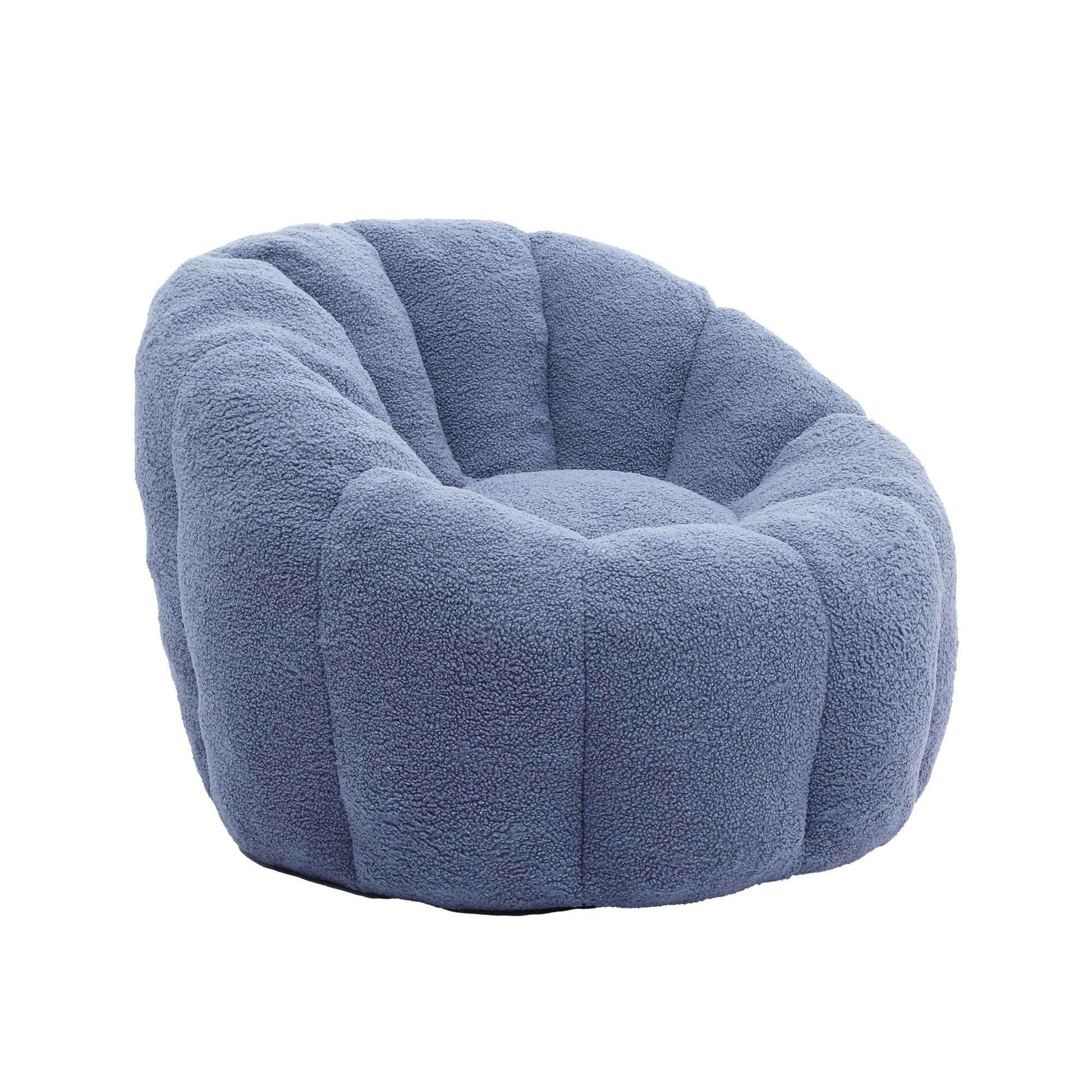 Bean Bag Chair, Bean Bag Sofa Chair with Armrests Stuffed High-Density Foam, Lazy Sofa Comfy Chairs BeanBag Chair for Adults in Living Room,Bedroom Reading