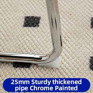 Dining Chairs Set of 2, Velvet Rattan Side Accent Chairs with Chrome Legs, Modern Mid Century Breuer Designed Chairs, Upholstered Dining Living Room Kitchen Chairs