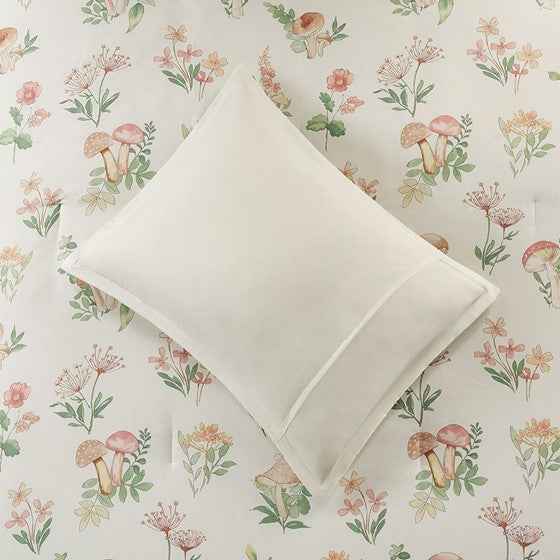 Full/Queen Mushroom Garden Comforter Set