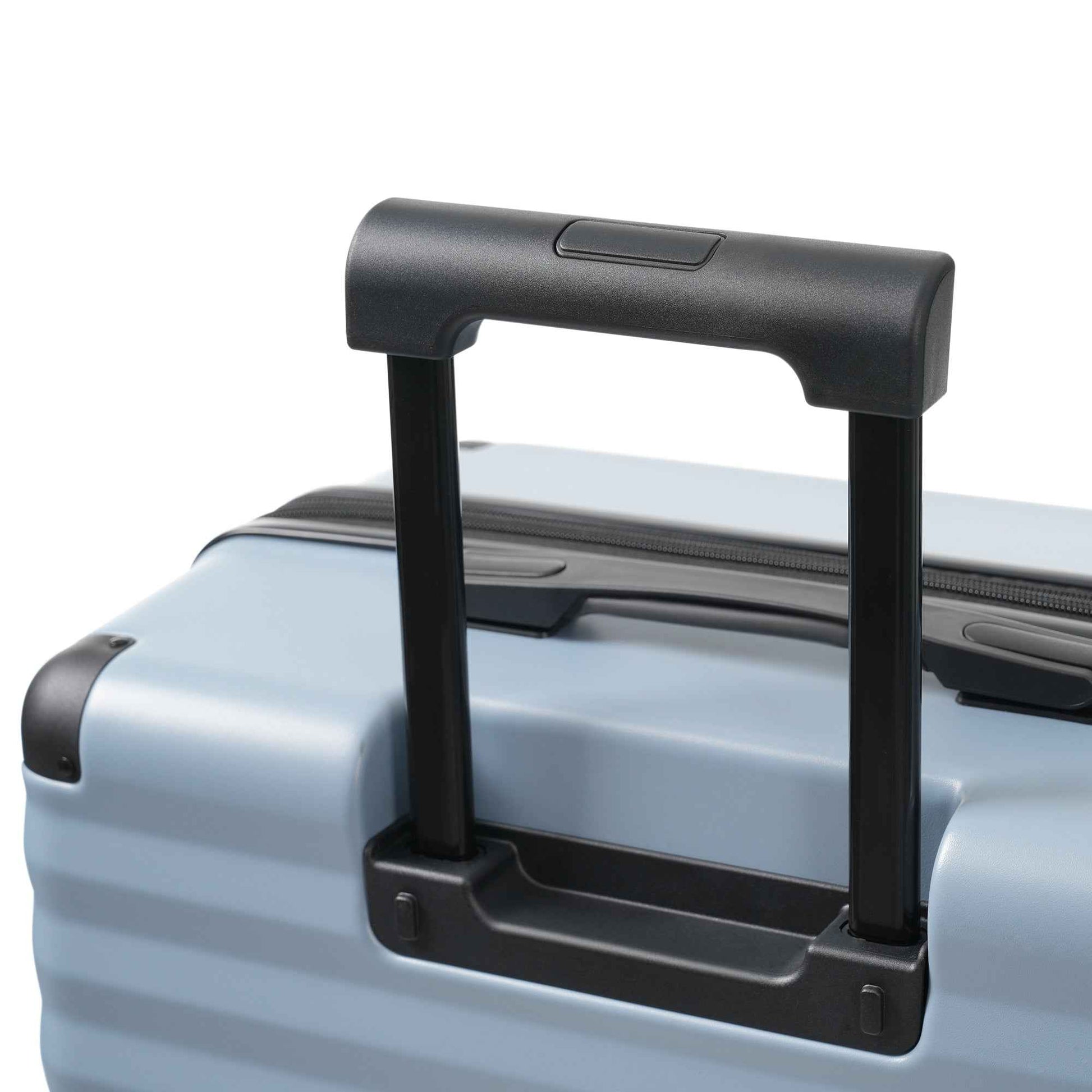 Luggage Sets 5 Piece with Front Opening , Hardside Expandable Carry on Suitcase with Spinner Wheels TSA Lock USB Port  Cup Holder Duffel Bag and Toiletry Bag