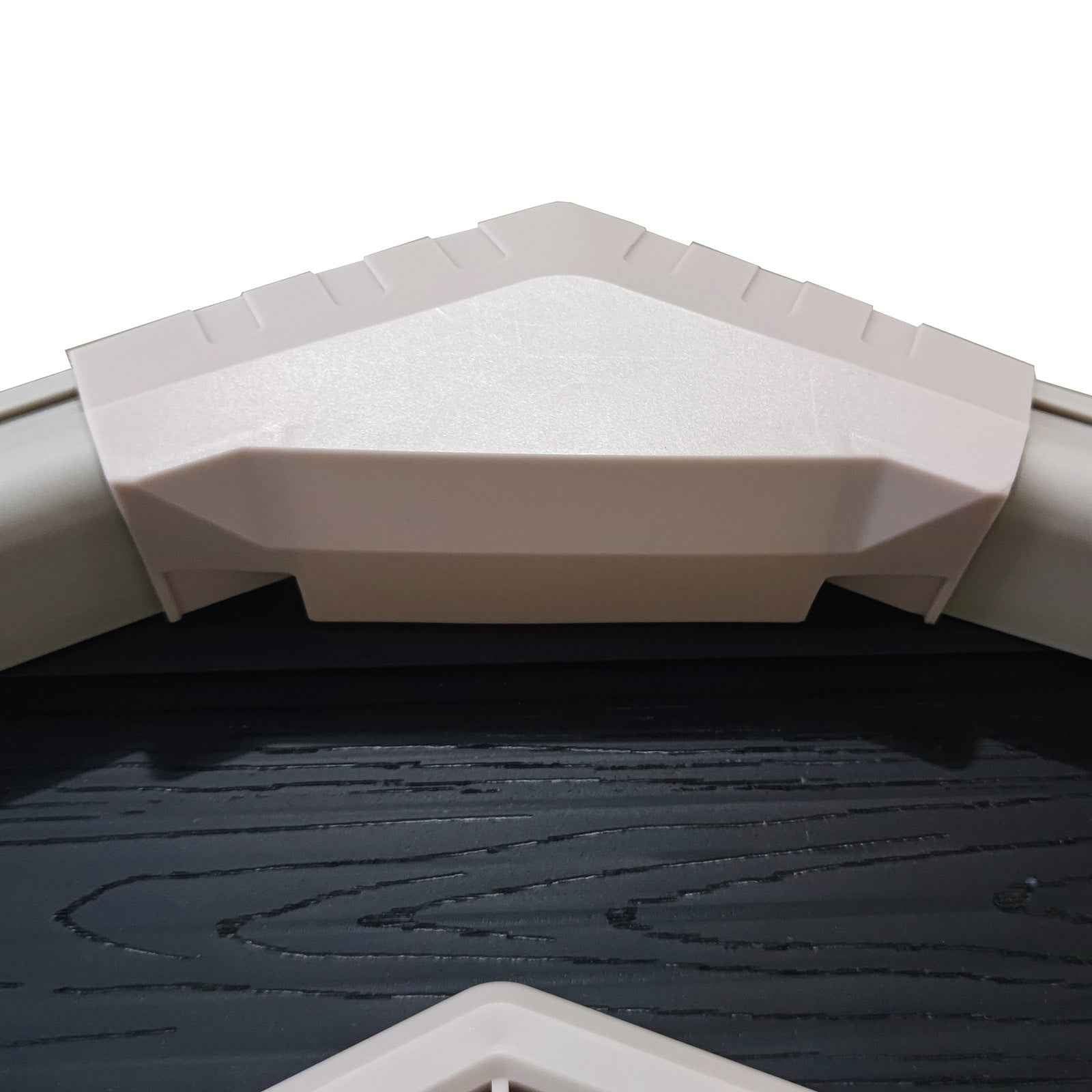 8x4ft Outdoor Resin Garden Shed with Floor and 2 Windows, Plastic Patio Outdoor Storage Shed with Lockable Door for Garden Tools, Bicycles, Trash Cans, Black