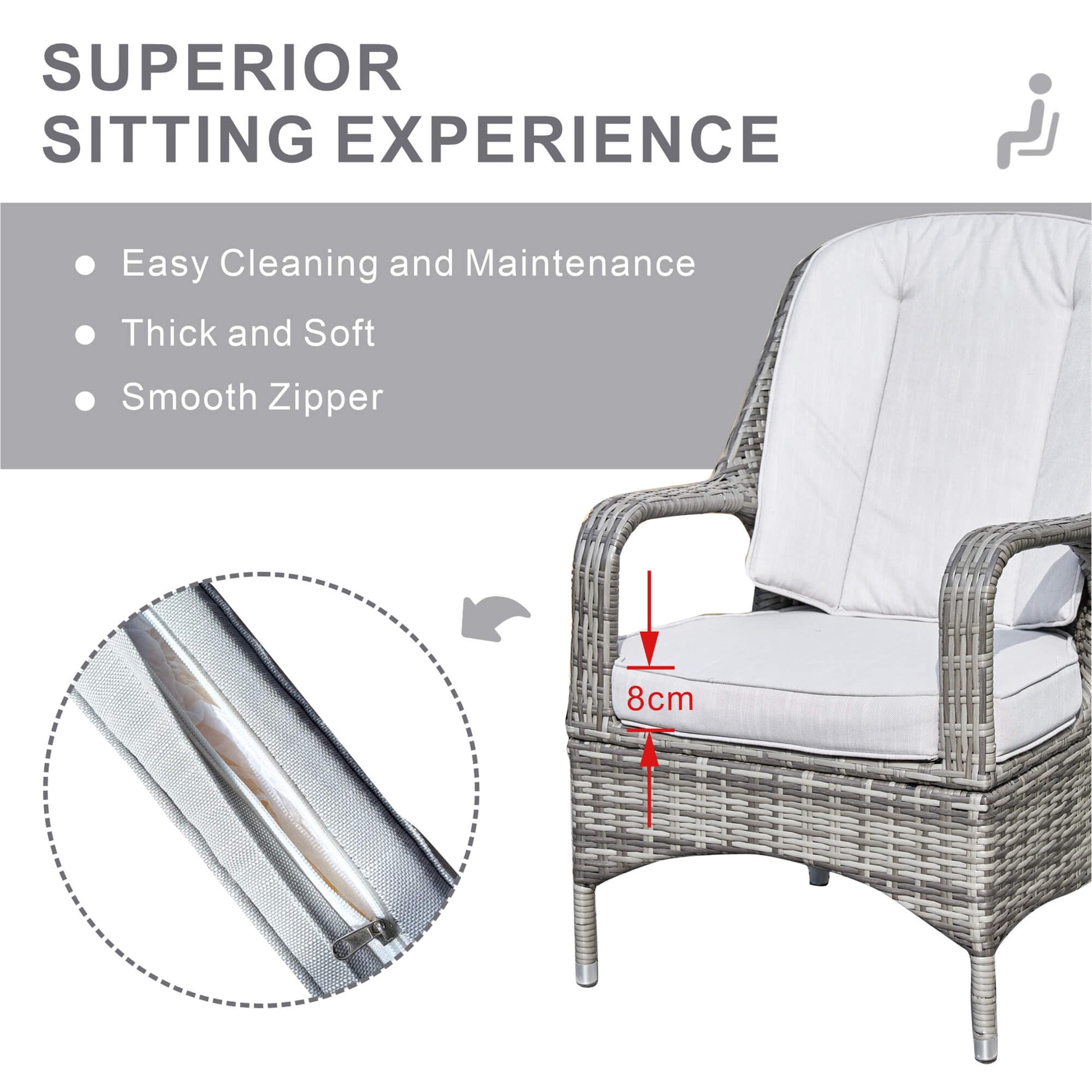 7-Piece Patio Dining Set with Oval Glass Table & Cushions (PAD-1713-SET) - Abrihome