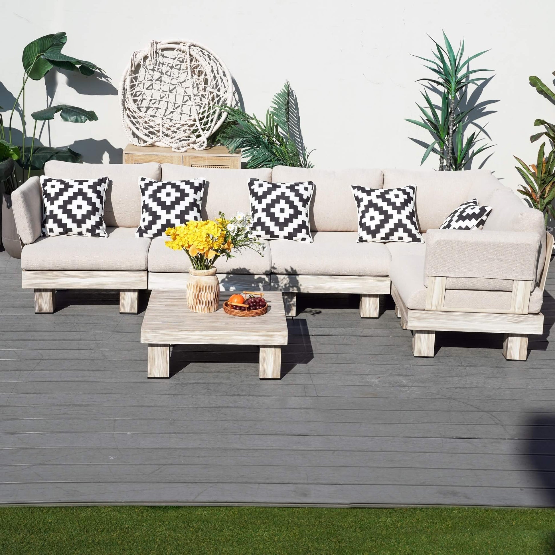 L3 Outdoor Sectional Sofa Set  (PAS-2510-L3-SET) - Abrihome