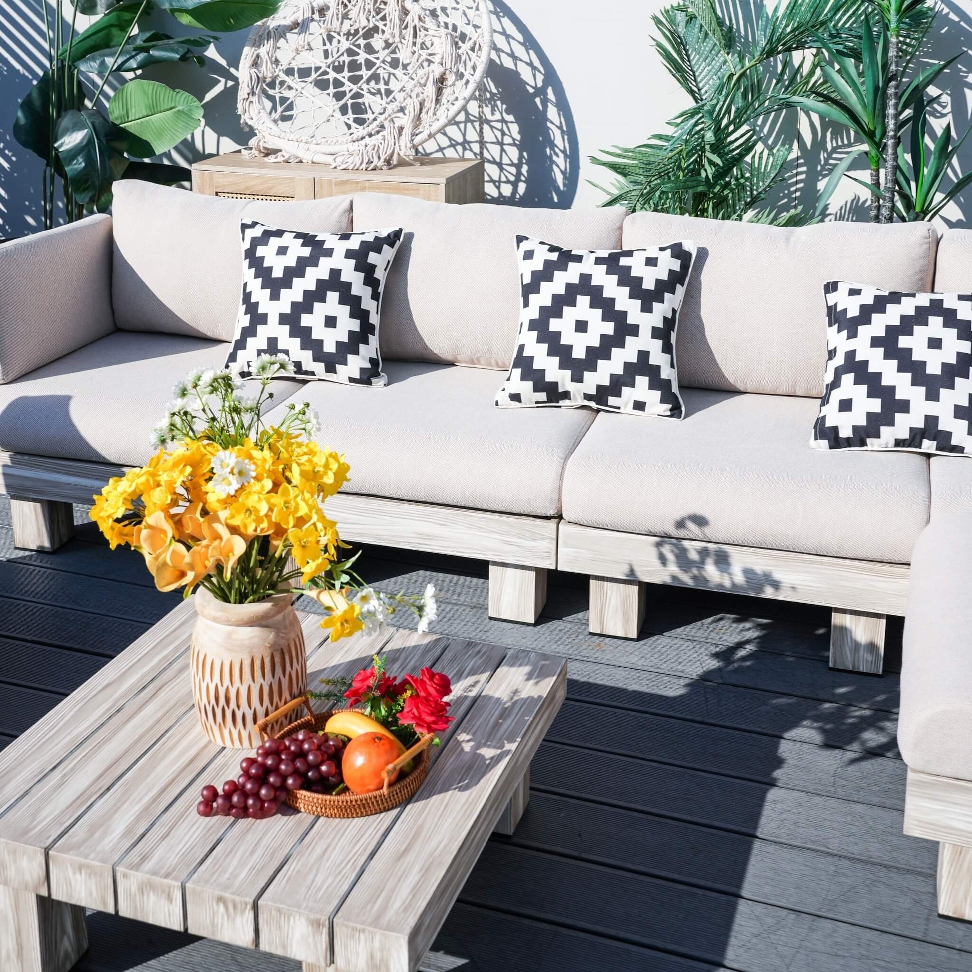 L4 Outdoor Sectional Sofa Set (PAS-2510-L4-SET) - Abrihome