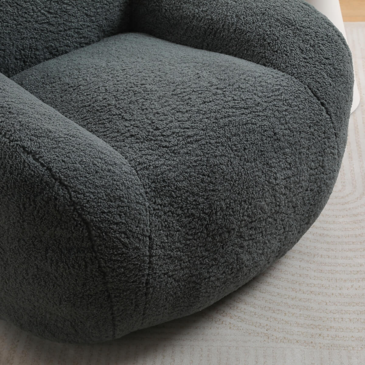 Bean Bag Chair for Adults, Memory Foam Bean Bag Sofa with Armrests