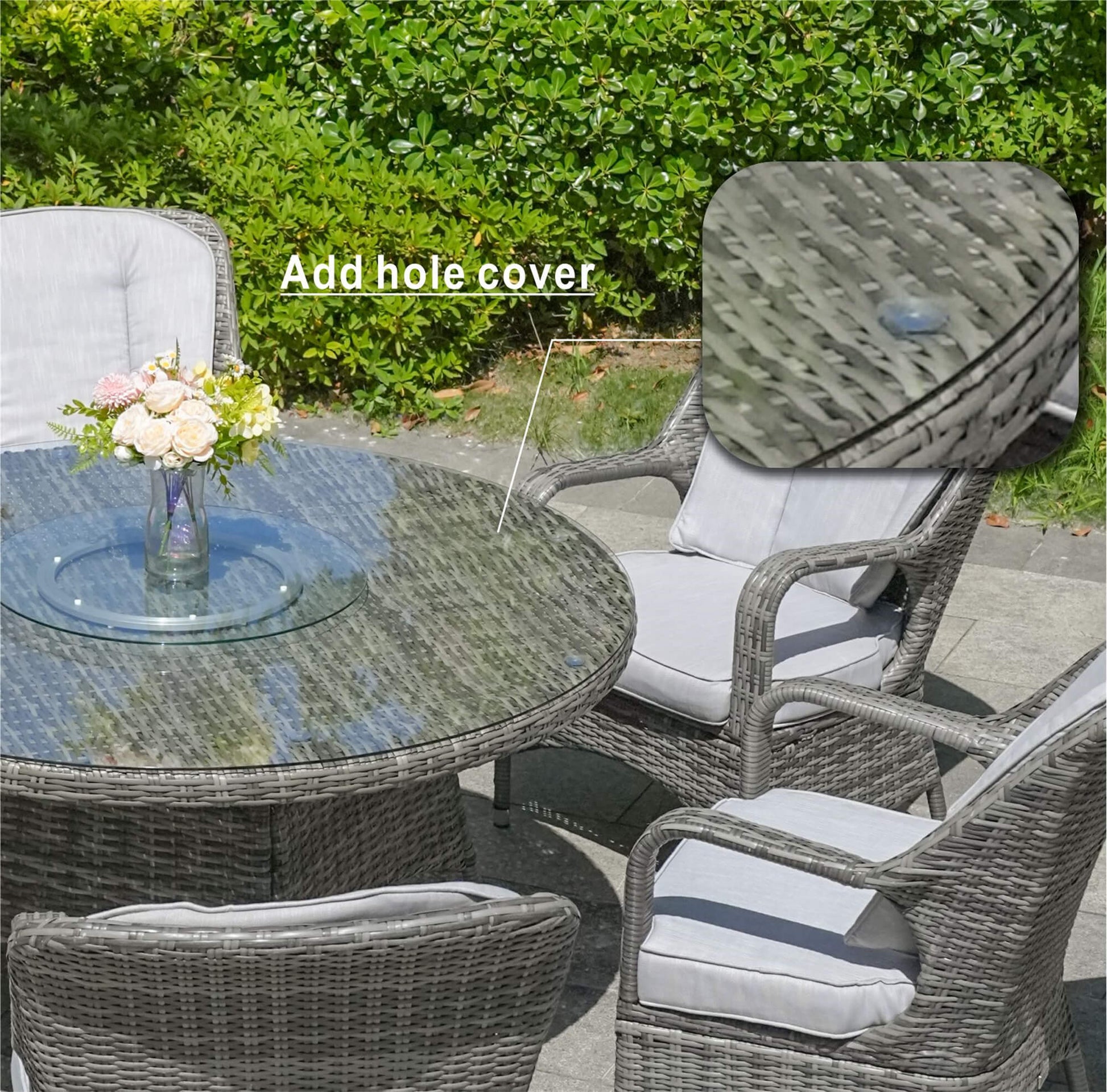 Direct Wicker outdoor dining set PAD-1711_010-GR-detail-03