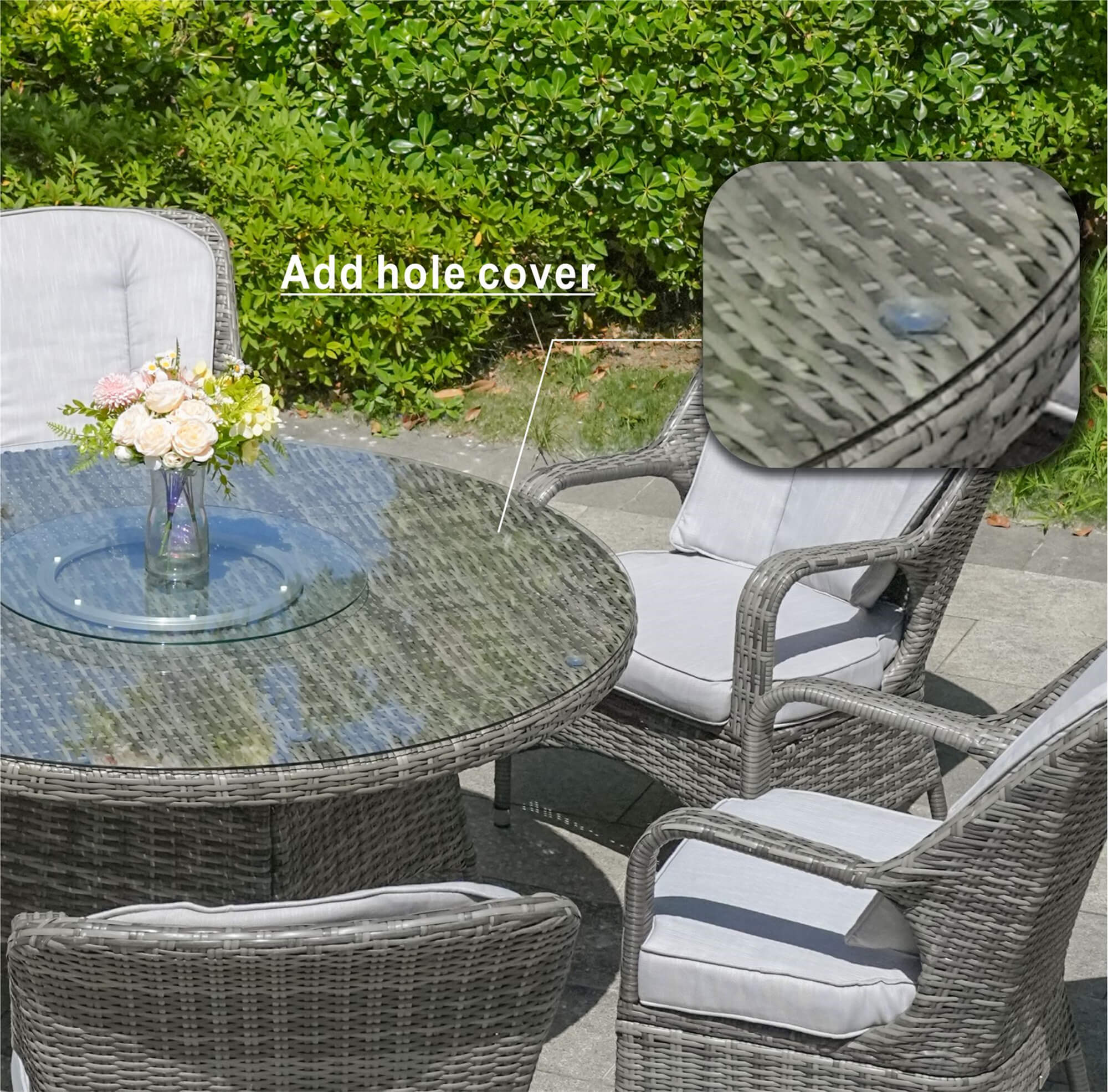 Direct Wicker outdoor dining set PAD-1711_010-GR-detail-03