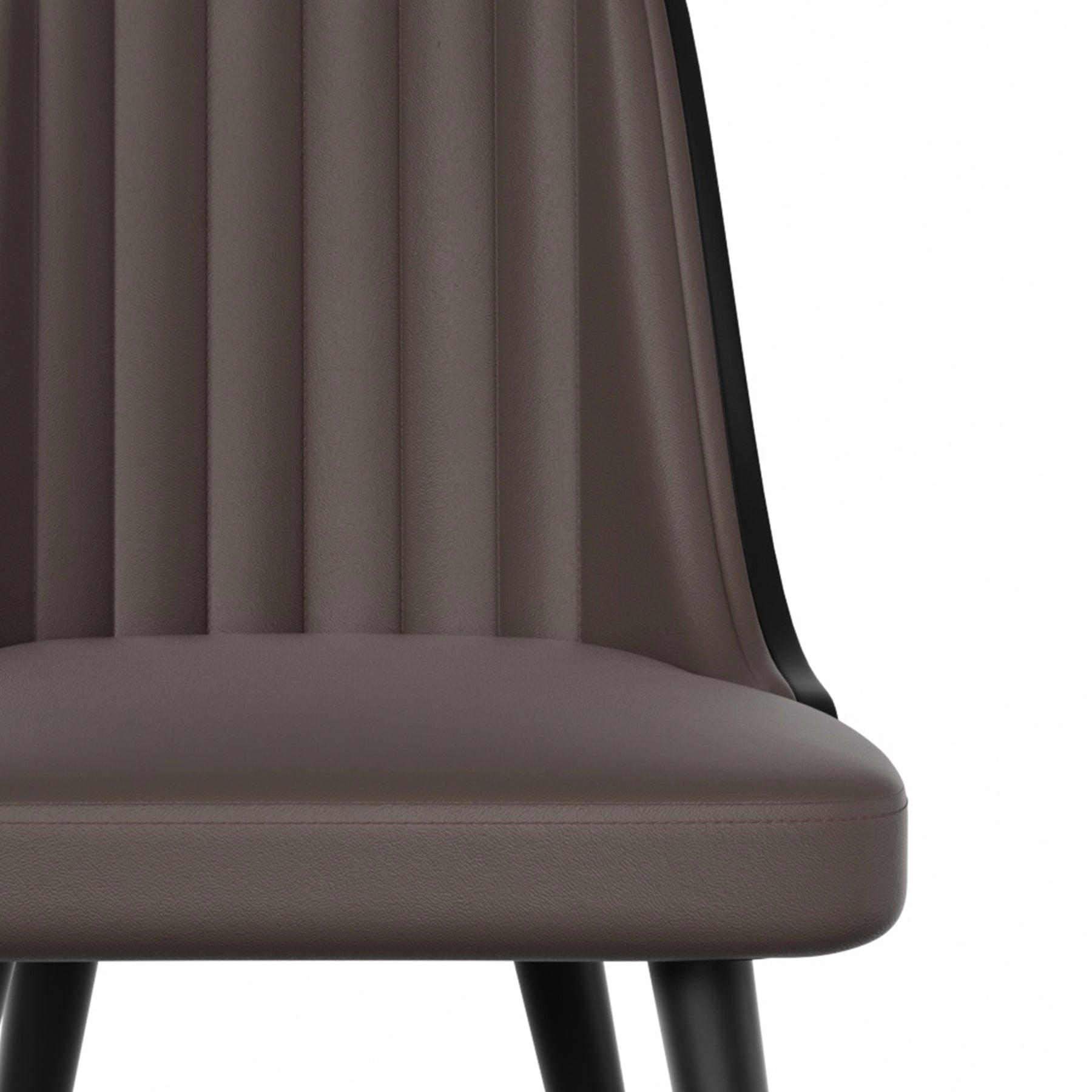 Stylish Dining Chair – Available in Black, Gray, and Brown, Waterproof, Durable, and Comfortable Design