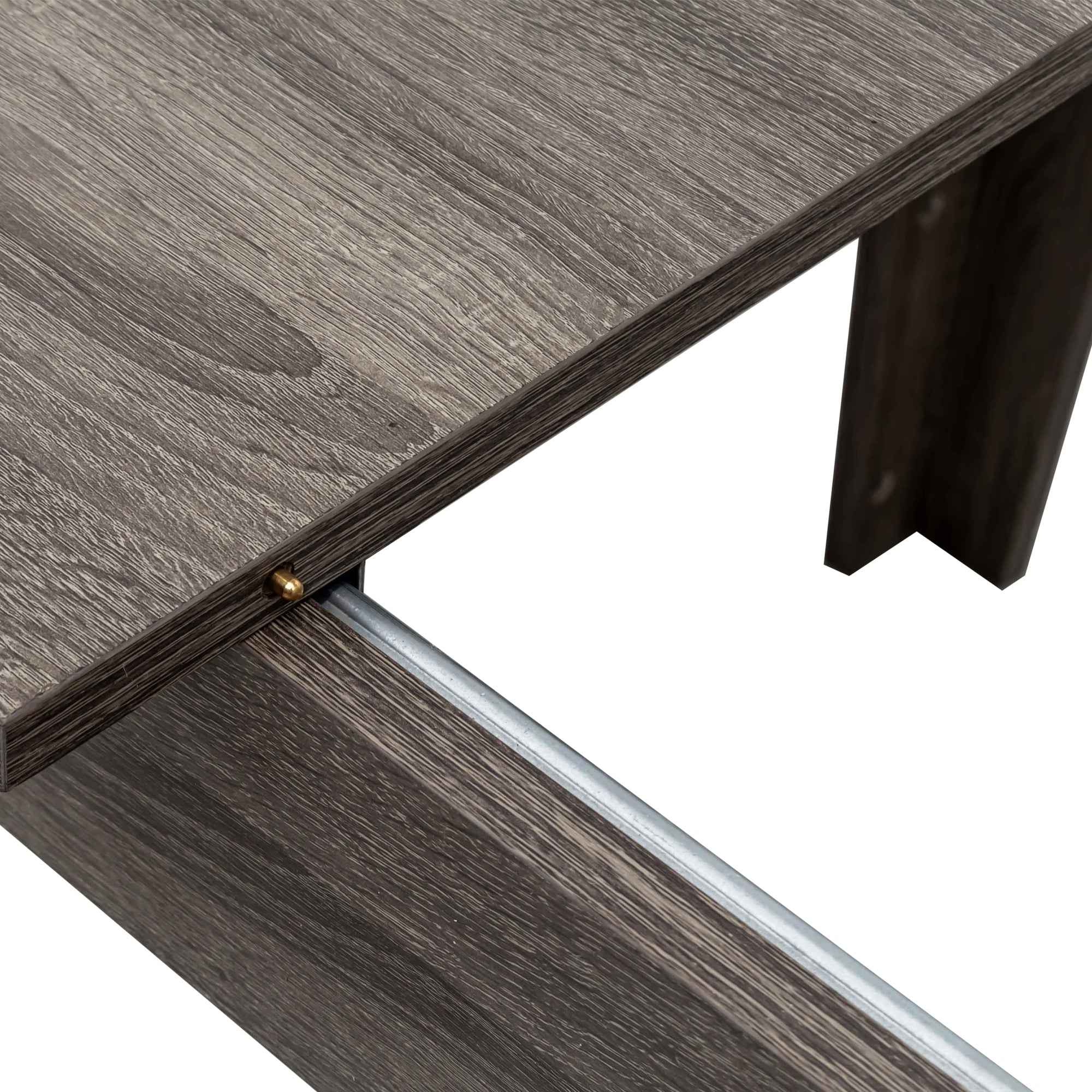 Dining Table , 106.3 in  Large Extendable Kitchen Table