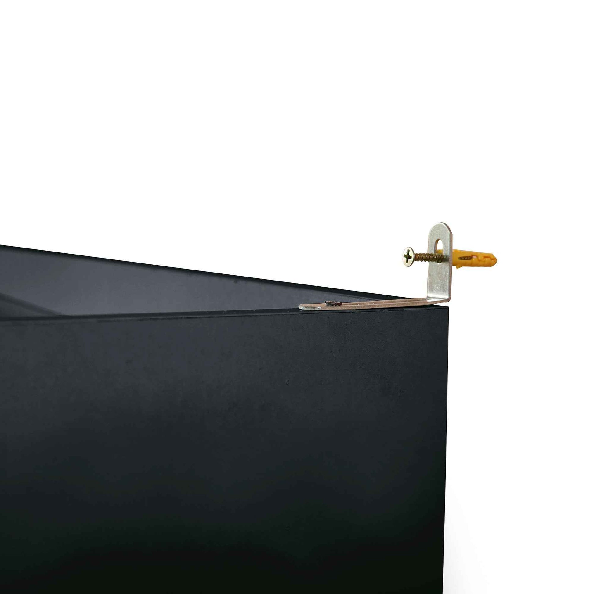 (Assembly Video Offered) TOPMAX Freestanding 63'' W Buffet with Hutch, Large Coffee Bar Storage Cabinet with 6 Drawers, 5 Cabinets with Adjustable Shelves,Pegboard,Towel Rack, Power Outlet,Black