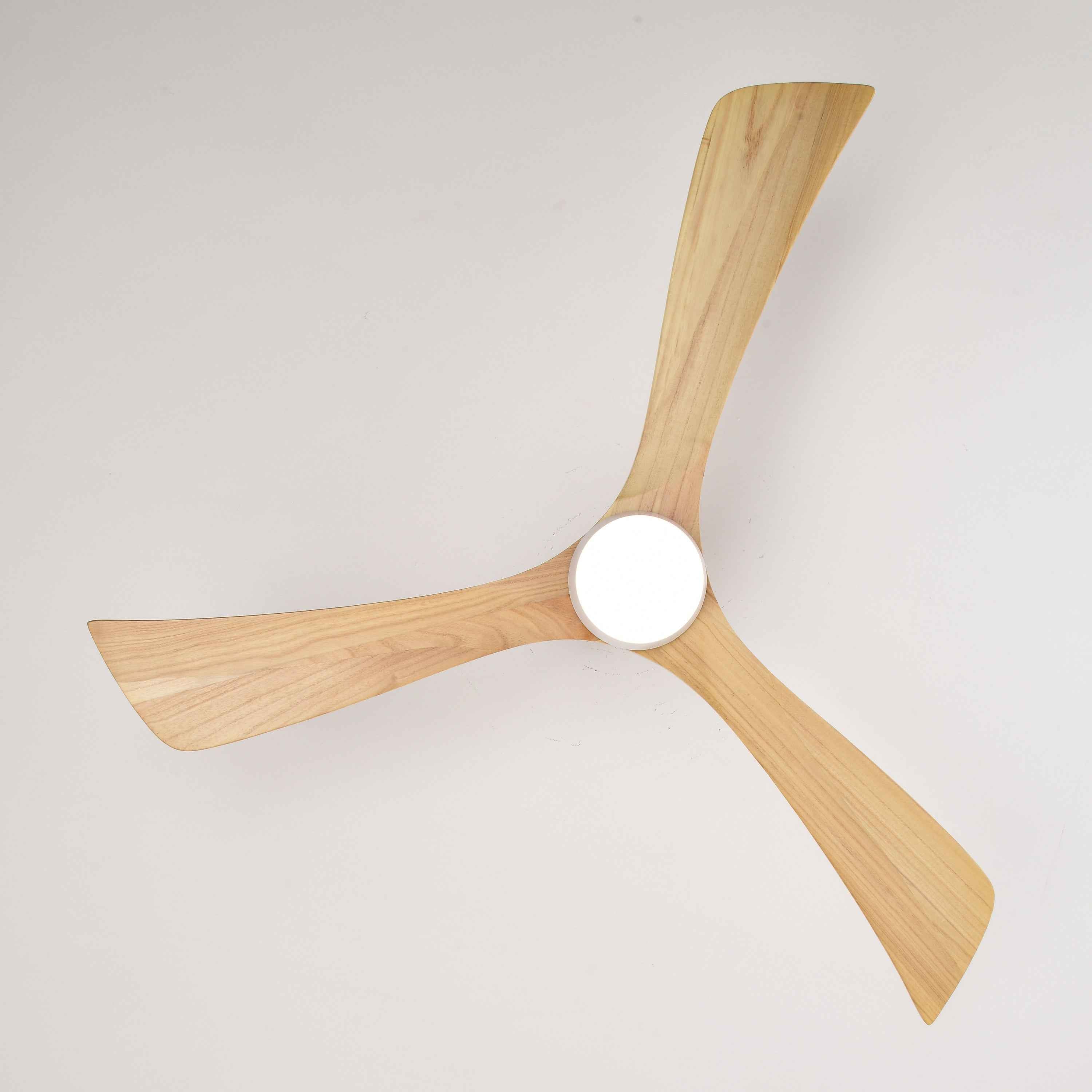 52' Ceiling Fan with Lights Remote Control,Quiet DC Motor 3 Blade Ceiling Fans 6 Speed Levels,Reversible Ceiling Fan, for Patio Living Room, Bedroom, Office,Indoor.(Matte Black +Black Walnut )
