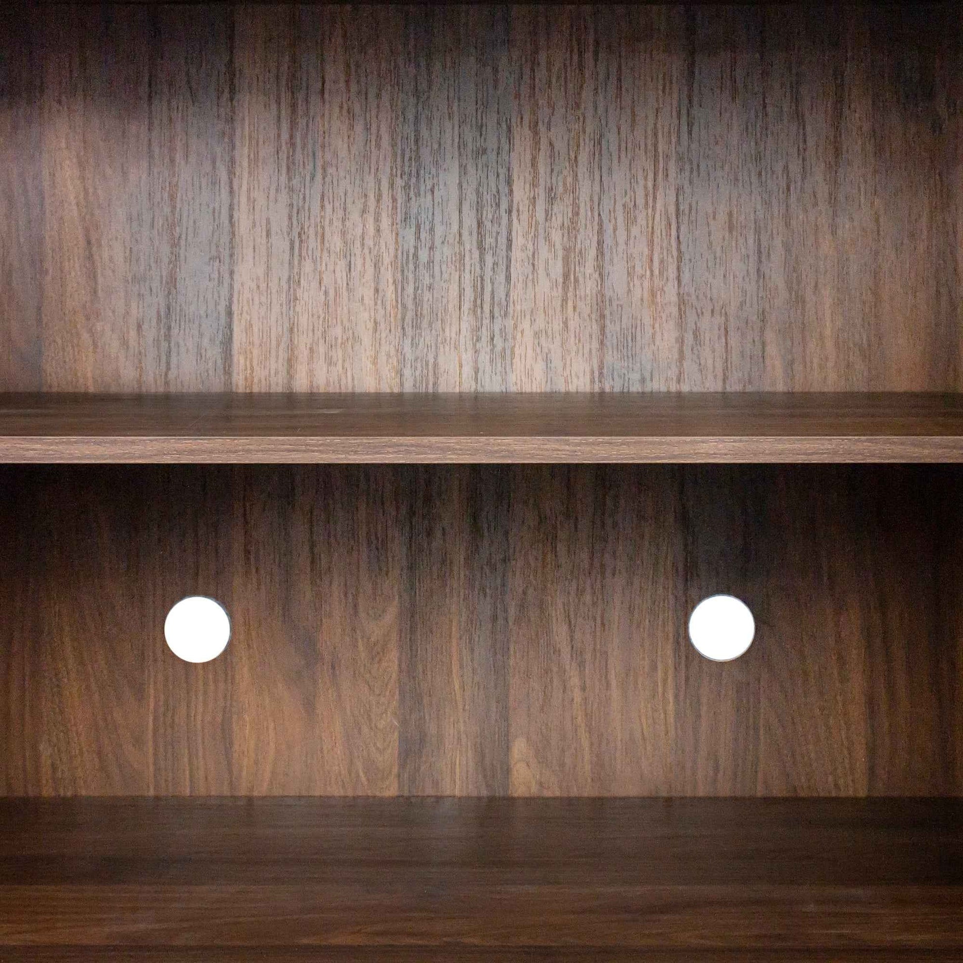 62.99in Kitchen Pantry Cabinet, Walnut  Freestanding Buffet Cupboards Sideboard with Doors &  Shelves, Kitchen Pantry Storage Cabinet for Kitchen, Living Room and Dinning Room
