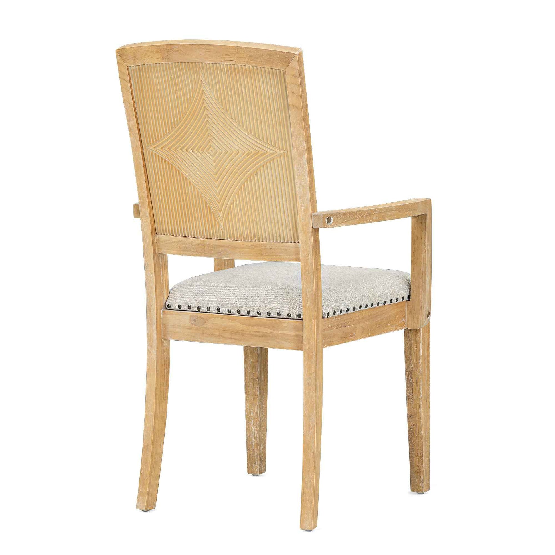 TOPMAX Rustic Extendable Dining Table Set with Removable Leaf, 6 Upholstered Armless Dining Chairs and 2 Padded Arm Chairs, Natural