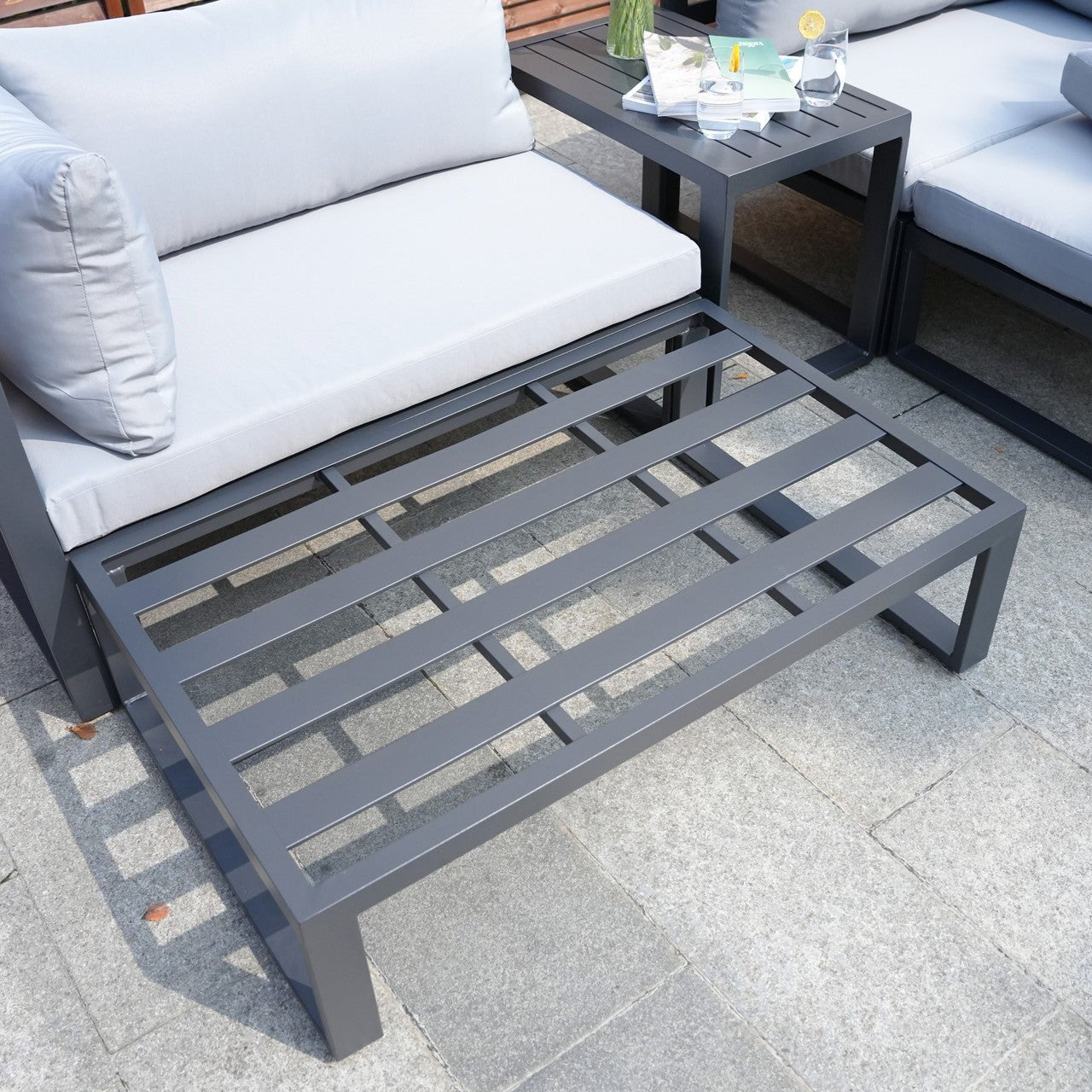 Aluminum Outdoor Modular Sofa Set (PAS - 50128) - Direct Wicker