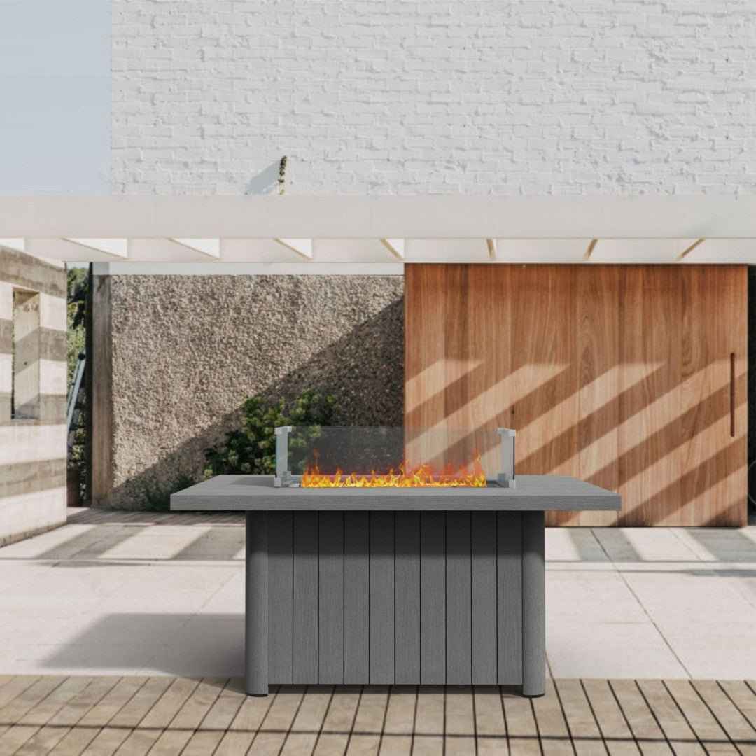 Aluminum Tube Rectangular Firepit Table (PAG-2334TA)