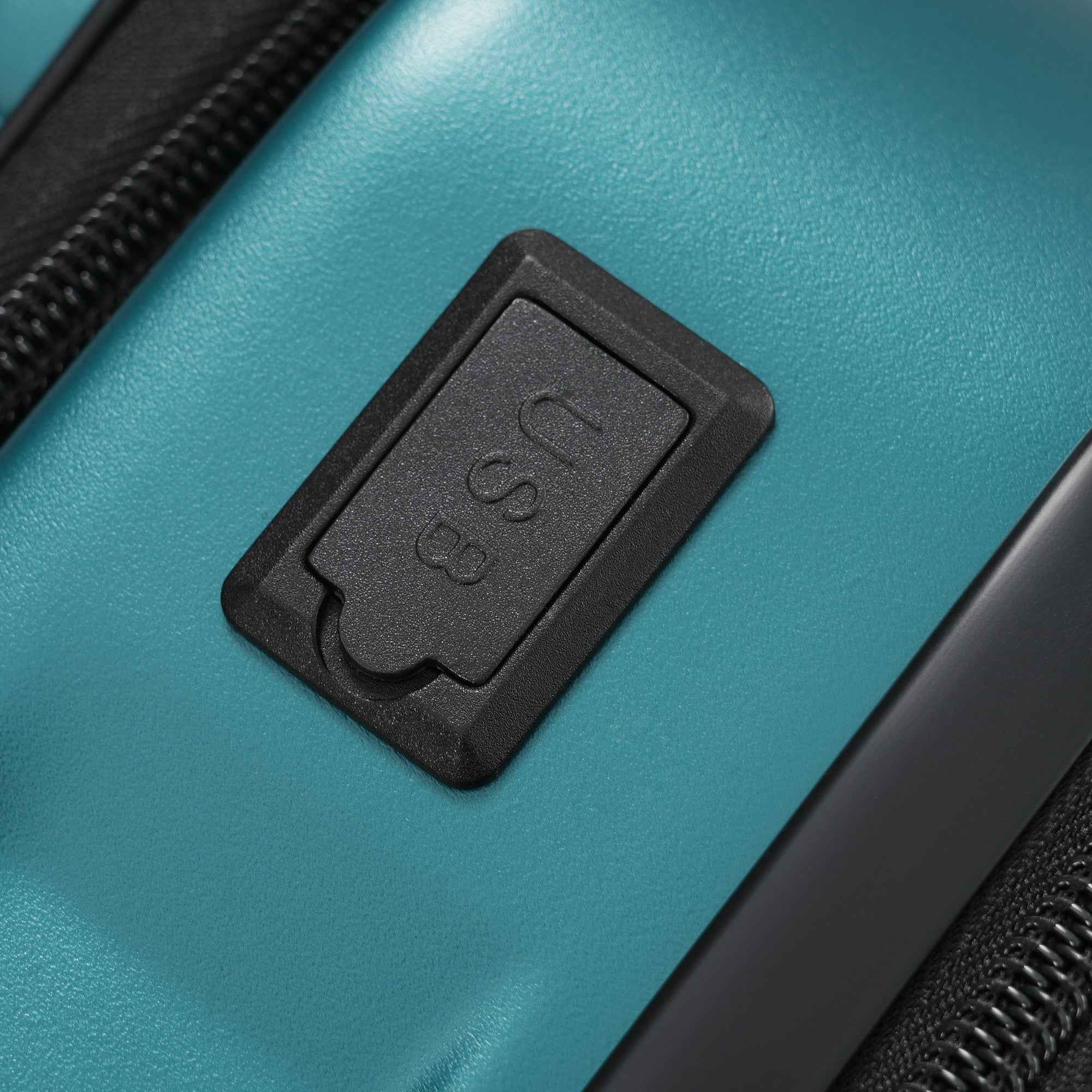 Front Opening Luggage Set 3 Piece, Hardside Carry on Suitcase with USB Port, Expandable Luggage with Handle Bag Spinner Wheels TSA Lock