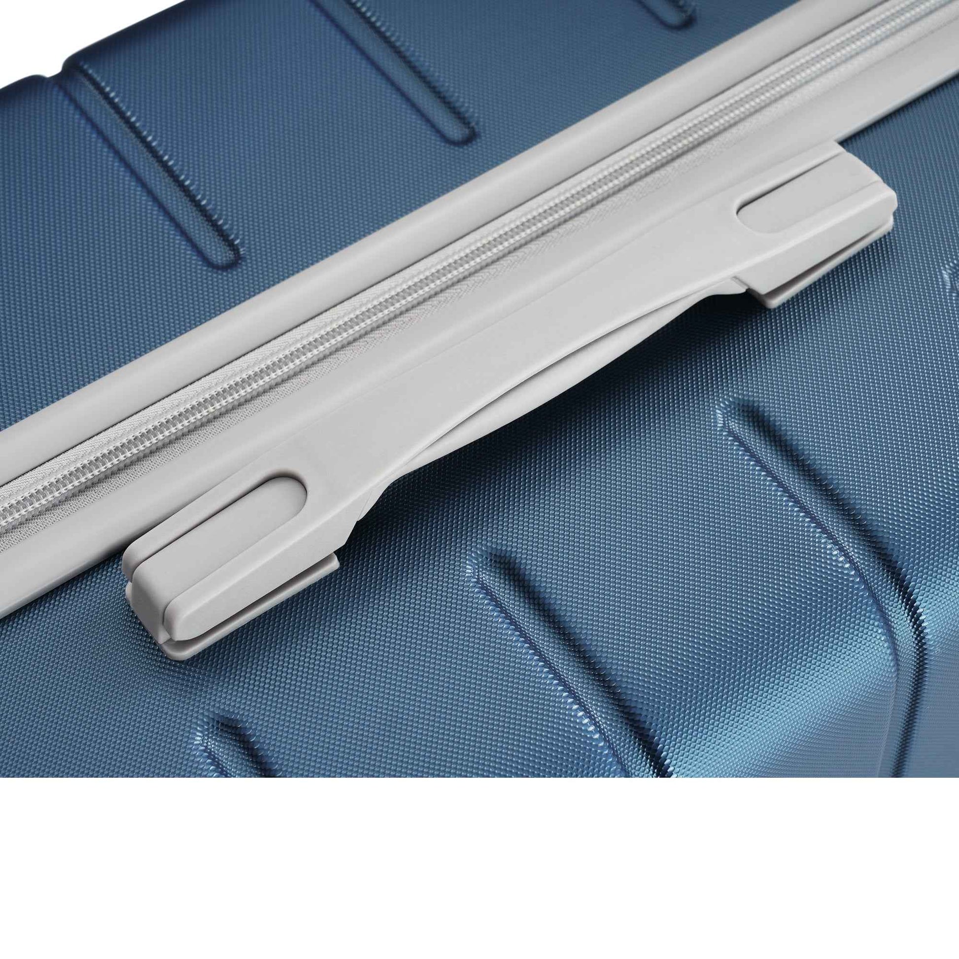 Premium ABS Travel Luggage Set , 3-Piece TSA Lock Suitcase Ensemble with 20, 24, and 28 Inch Sizes with 360° Spinner Wheels, blue