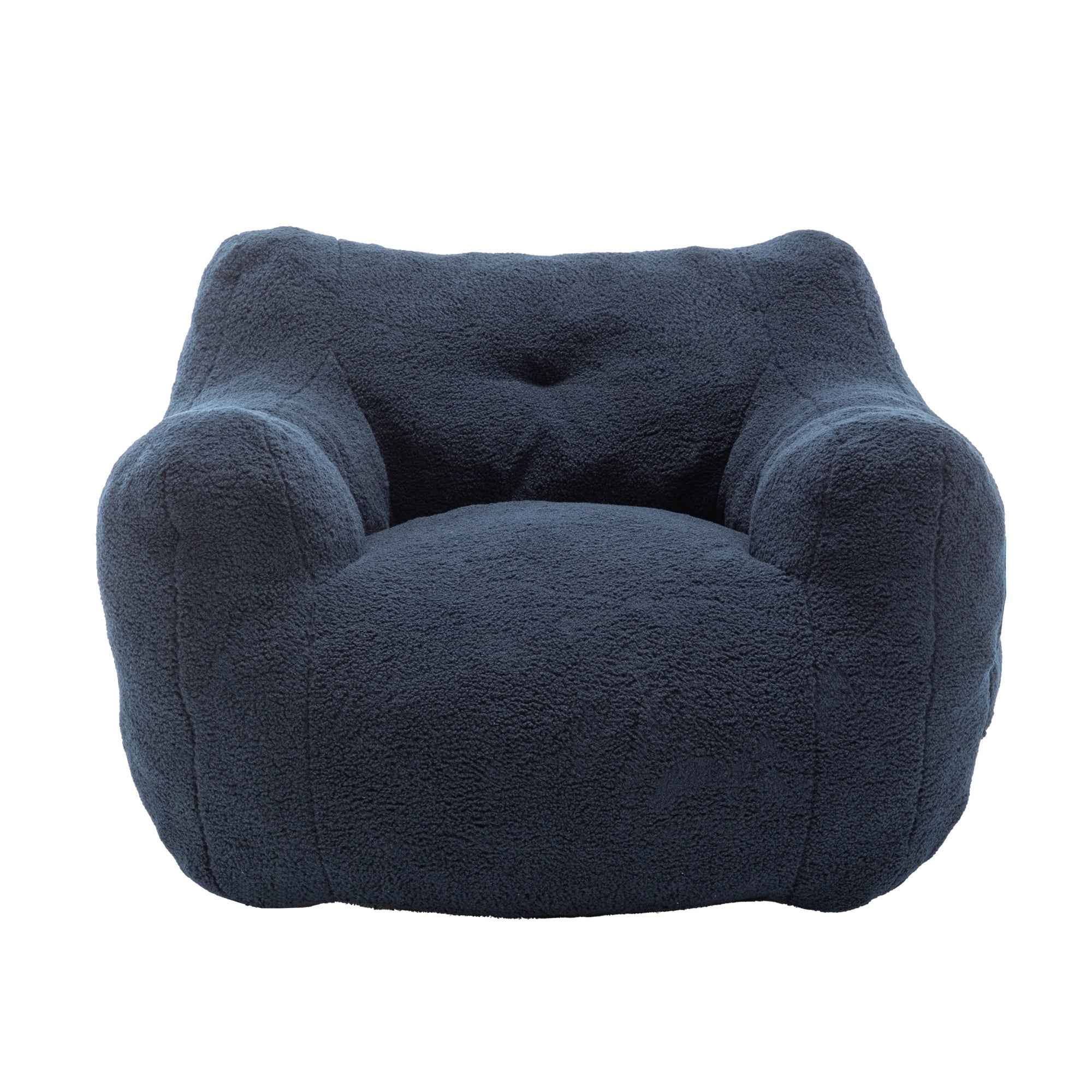 Bean Bag Chair, Bean Bag Sofa Chair with Armrests Stuffed High-Density Foam, Lazy Sofa Comfy Chairs BeanBag Chair for Adults in Living Room,Bedroom Reading