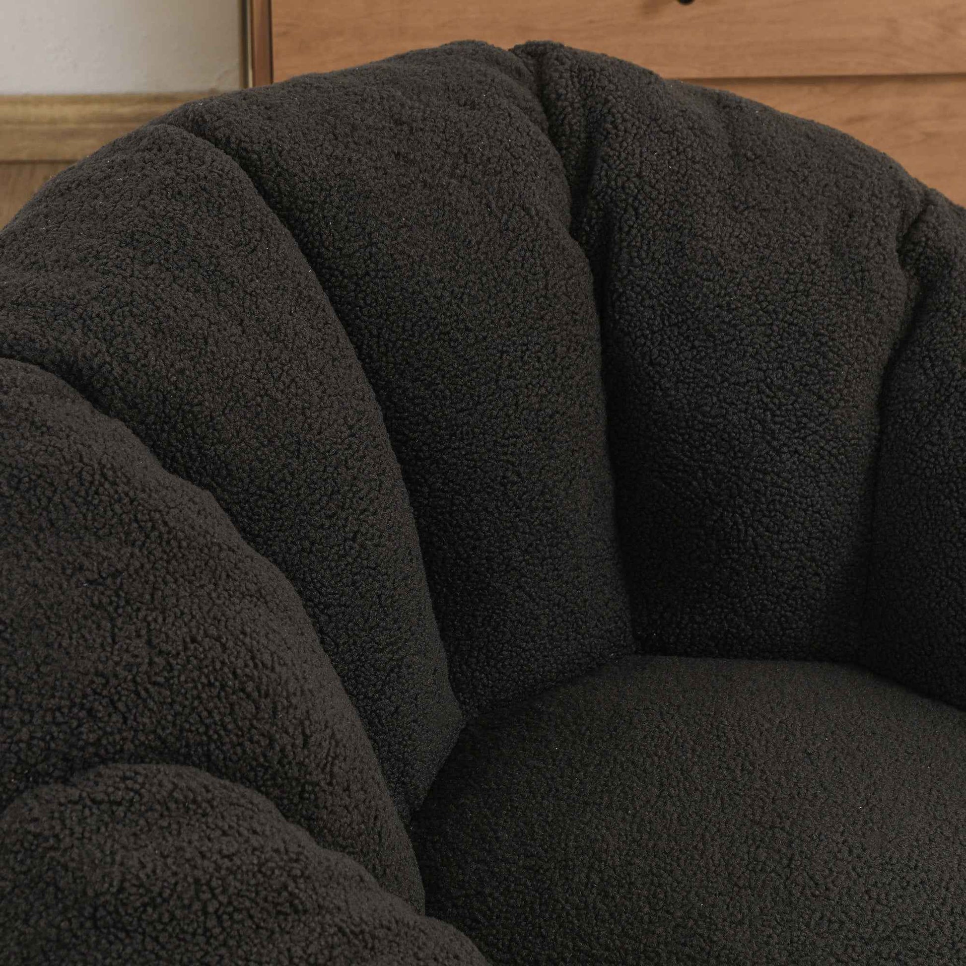 Bean Bag Chair, Bean Bag Sofa Chair with Armrests Stuffed High-Density Foam, Lazy Sofa Comfy Chairs BeanBag Chair for Adults in Living Room,Bedroom Reading