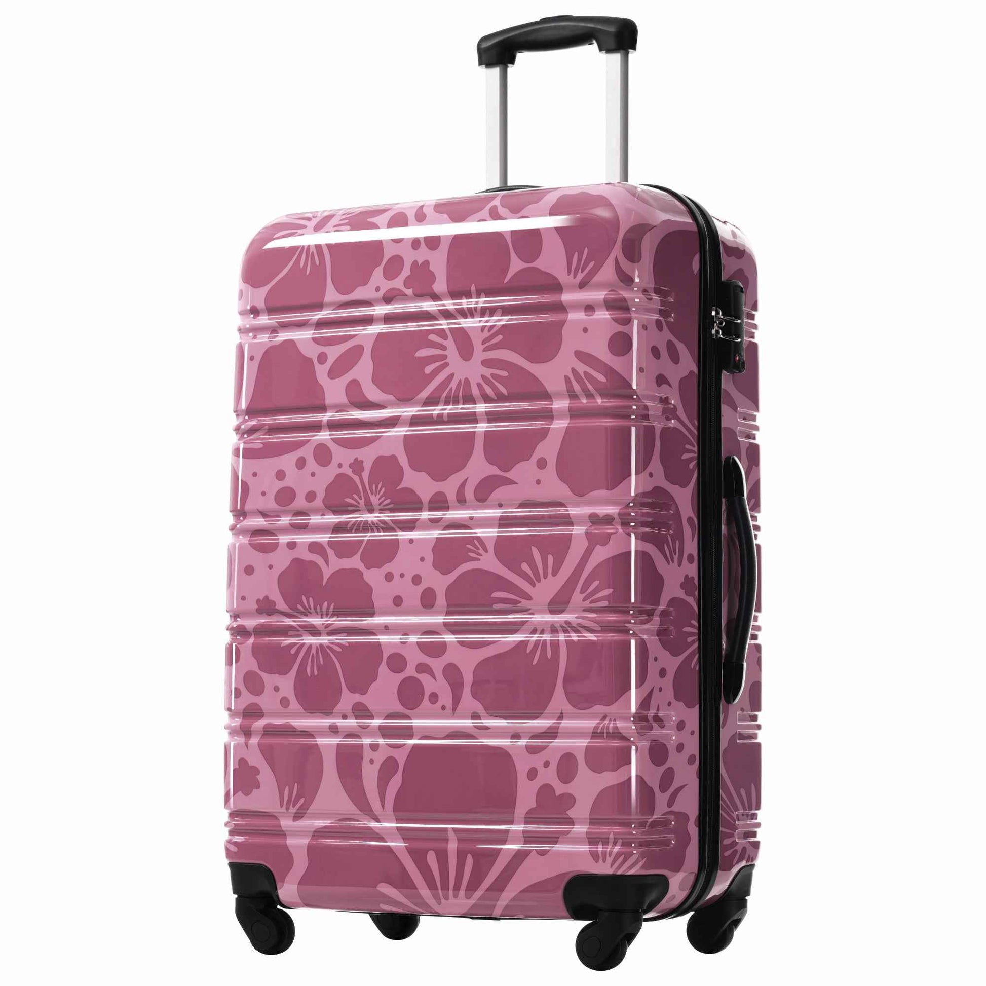 Hardshell Luggage Sets 3 pcs Spinner Suitcase with TSA Lock Lightweight-20'+24'+28' Luggages