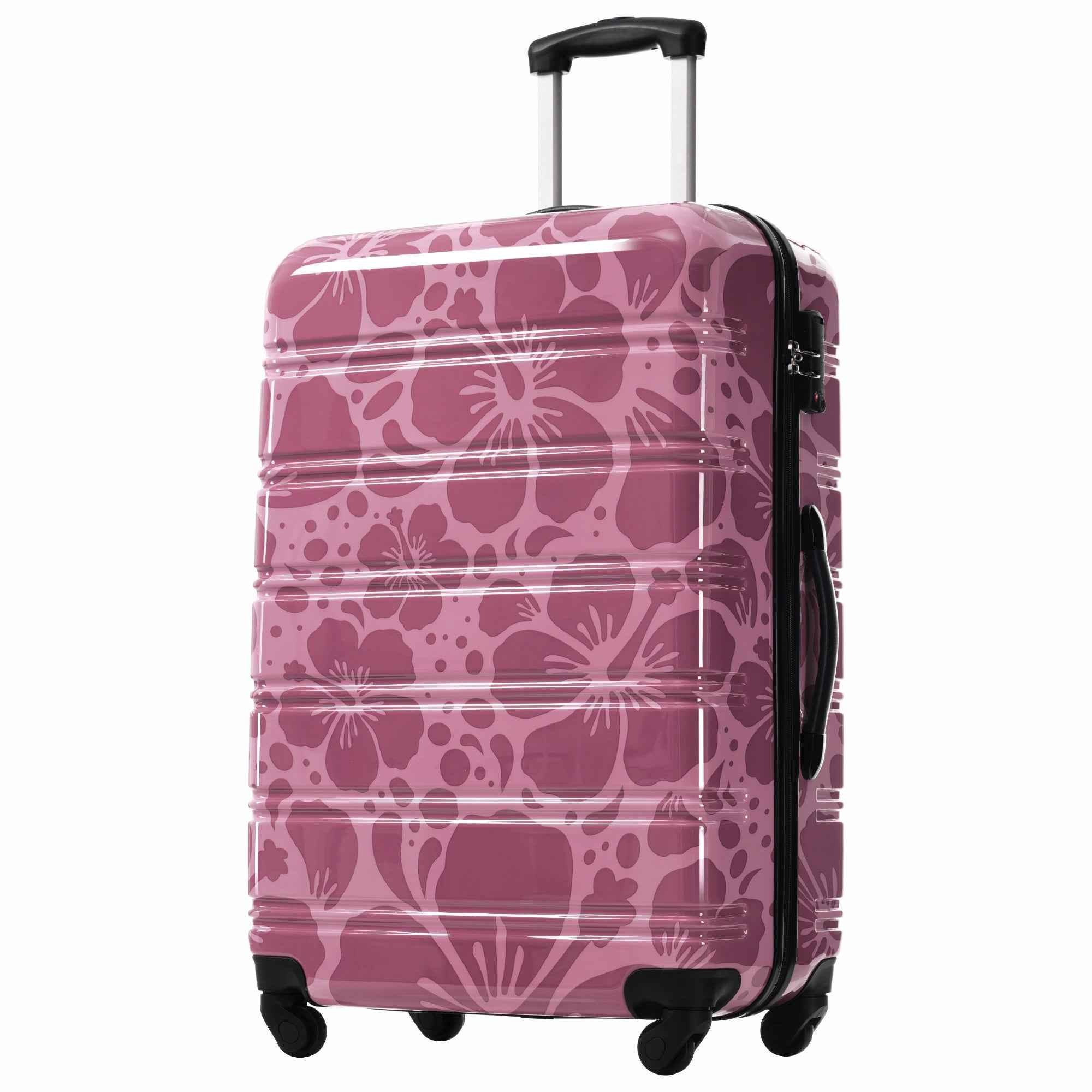 Hardshell Luggage Sets 3 pcs Spinner Suitcase with TSA Lock Lightweight-20'+24'+28' Luggages