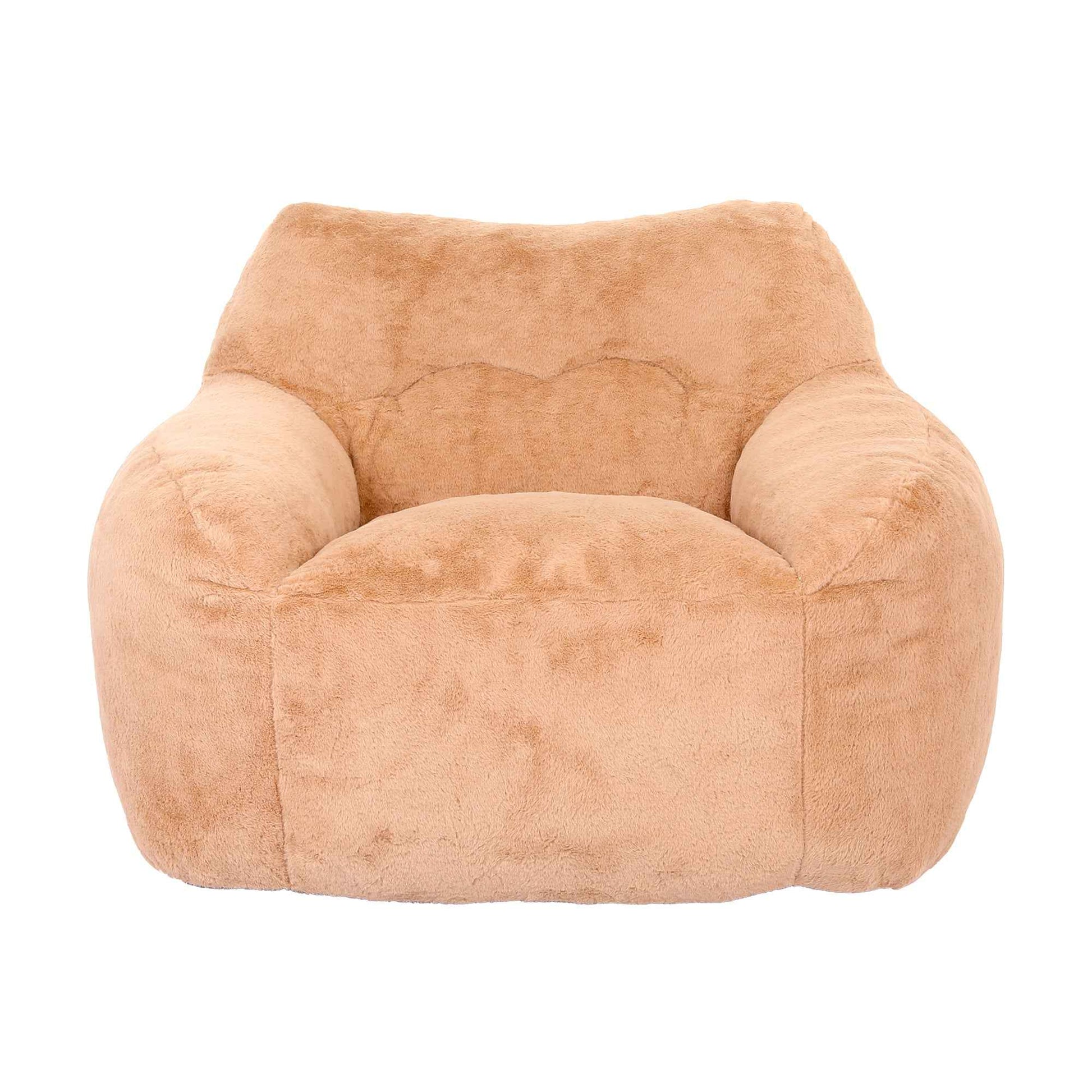 Beanbag Chair, Beanbag Sofa Chair with Armrests Stuffed High-Density Foam, Lazy Sofa Comfy Chairs Beanbag Chair for Adults in Living Room, Bedroom Reading