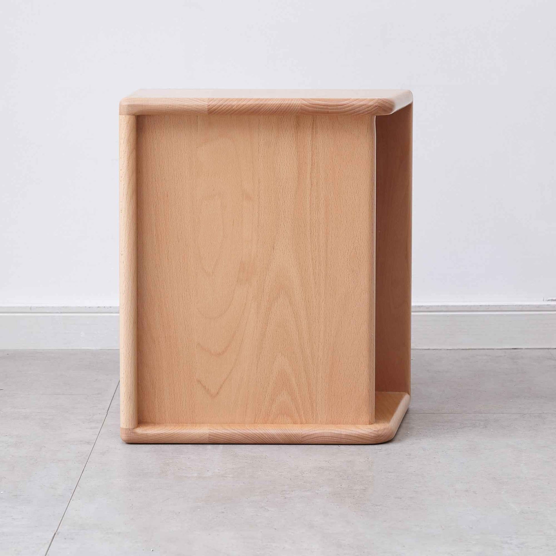 Pure Solid Wood Bedside Cabinet Modern Simple Nightstands European Beech Bedside Cabinet Nordic Bedroom Solid Beech Storage Cabinet 0.4m