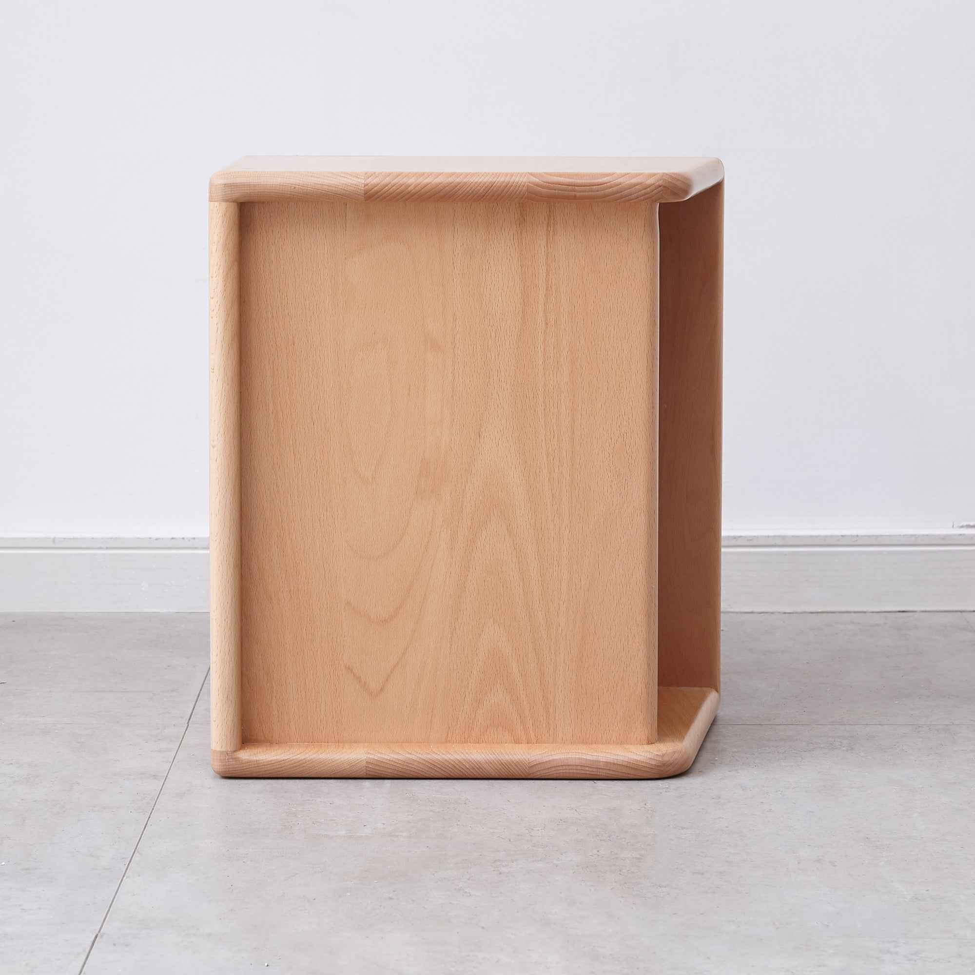 Pure Solid Wood Bedside Cabinet Modern Simple Nightstands European Beech Bedside Cabinet Nordic Bedroom Solid Beech Storage Cabinet 0.4m