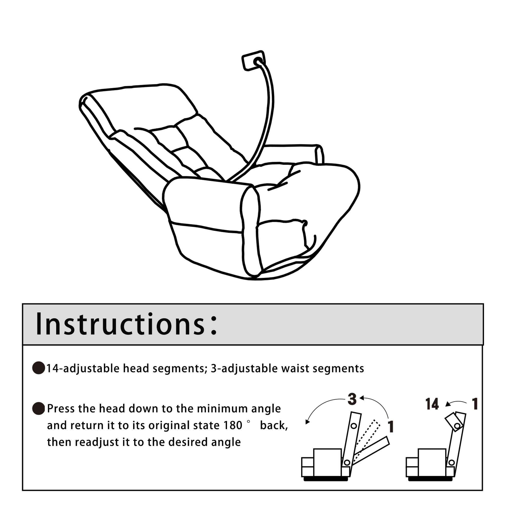Adjustable Yellow Swivel Lounge Chair with 360-Degree Rotating Seat and Headrest Support, Leisure Chair Deck Chair - Game Chair for Living Room