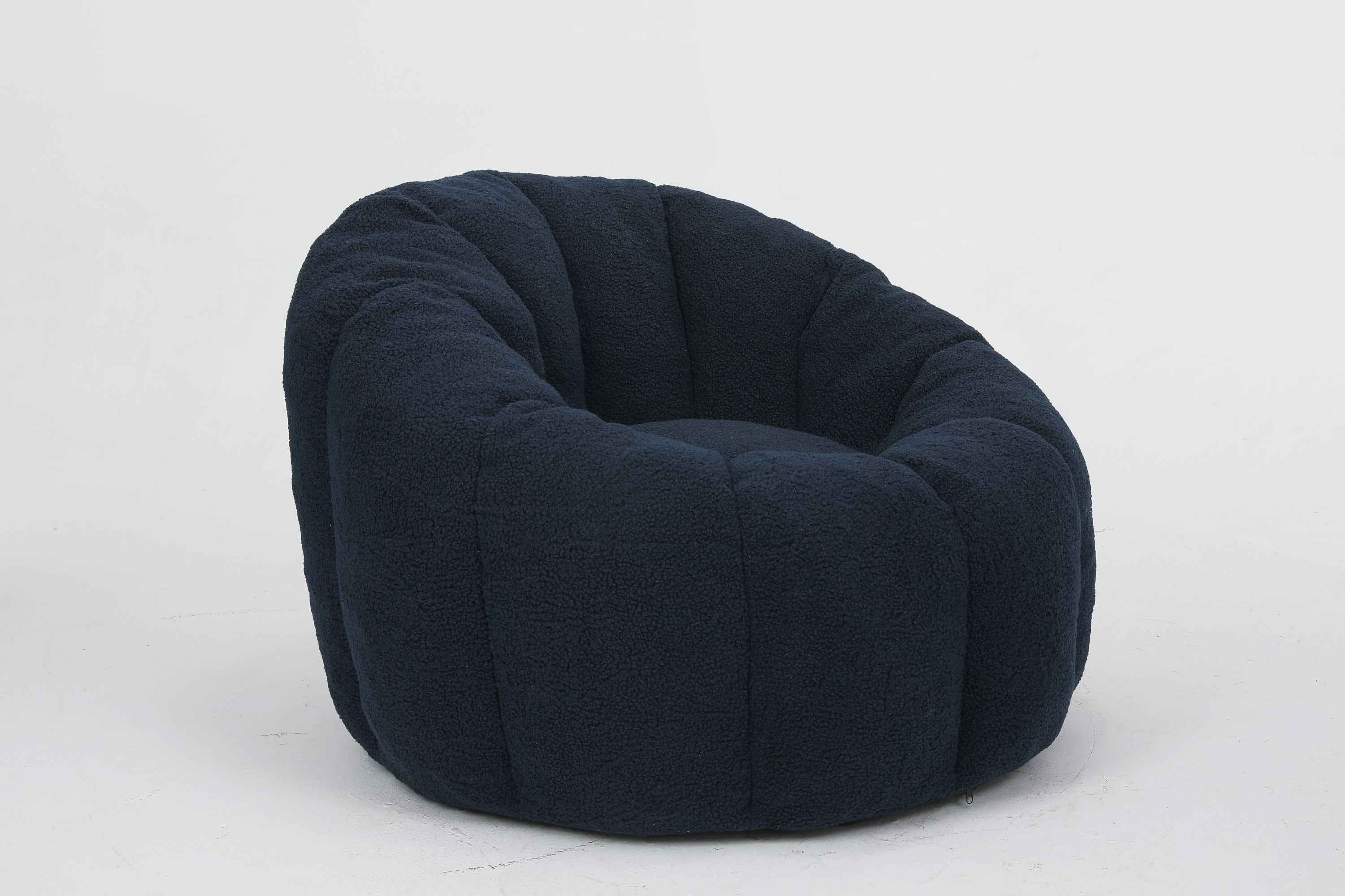 Bean Bag Chair, Bean Bag Sofa Chair with Armrests Stuffed High-Density Foam, Lazy Sofa Comfy Chairs BeanBag Chair for Adults in Living Room,Bedroom Reading
