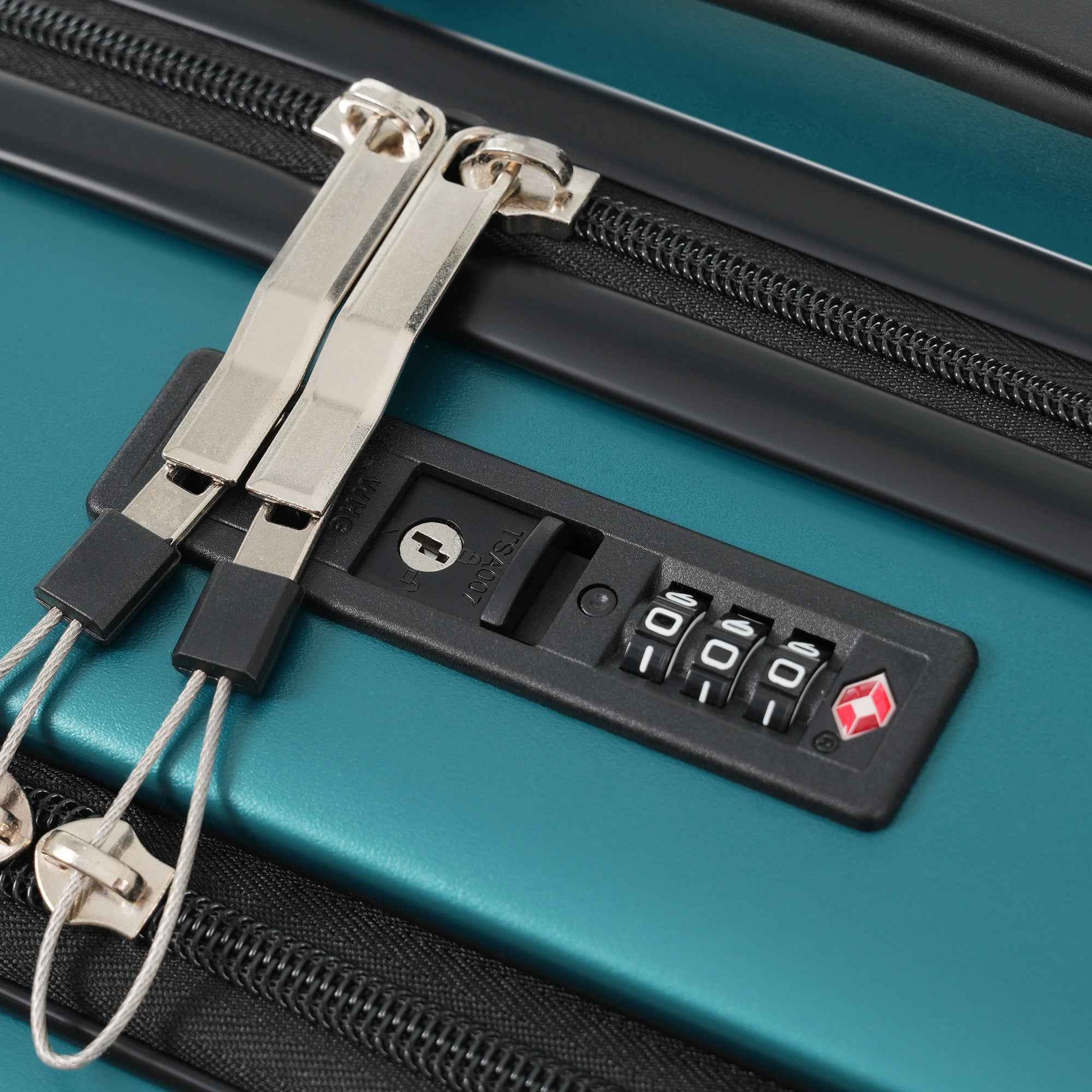 Front Opening Luggage Set 3 Piece, Hardside Carry on Suitcase with USB Port, Expandable Luggage with Handle Bag Spinner Wheels TSA Lock