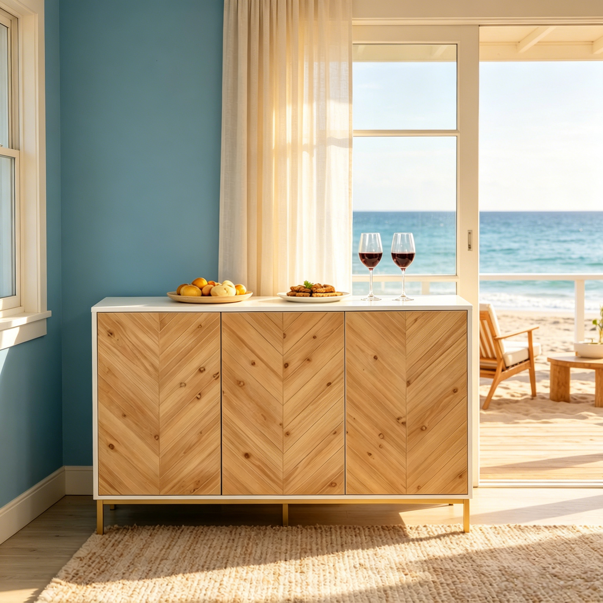 Compact Storage Cabinet,Buffet Cabinet,Sideboard,Hall Storage Cabinet