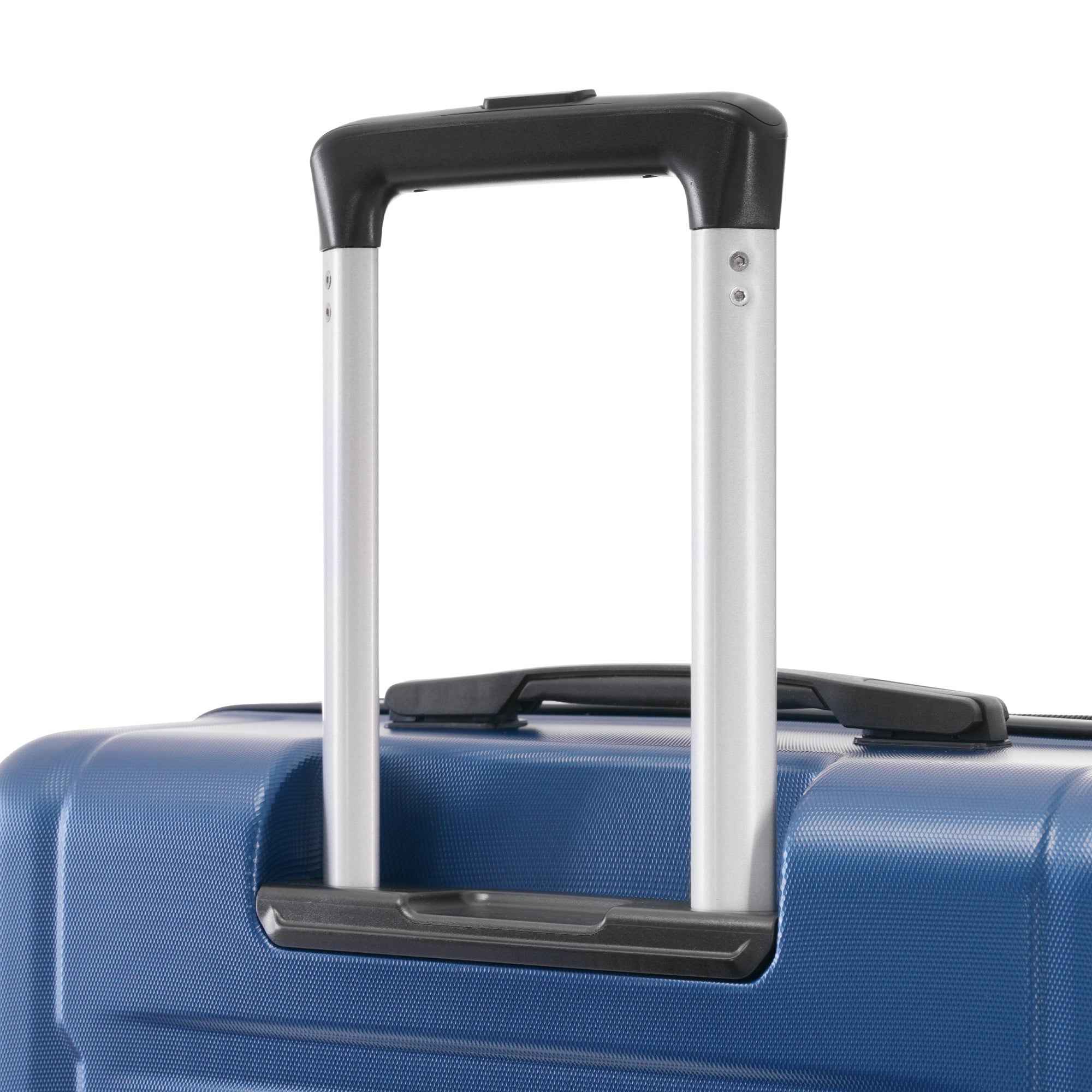 Expandable Spinner Wheels 2 Piece Luggage Set with TSA Lock, Blue, ABS Material, 20inch+28inch