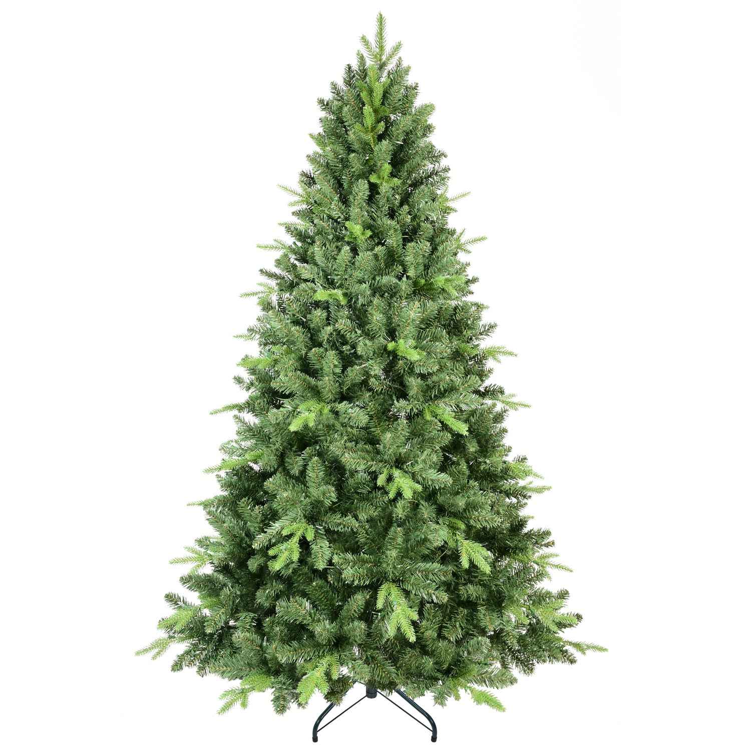 4FT Classic Christmas Tree with 636 PE+PVC Tips – Realistic Hinged Branches, Easy Assembly, Stable Metal Stand, Full Natural Look for Holiday Decorating