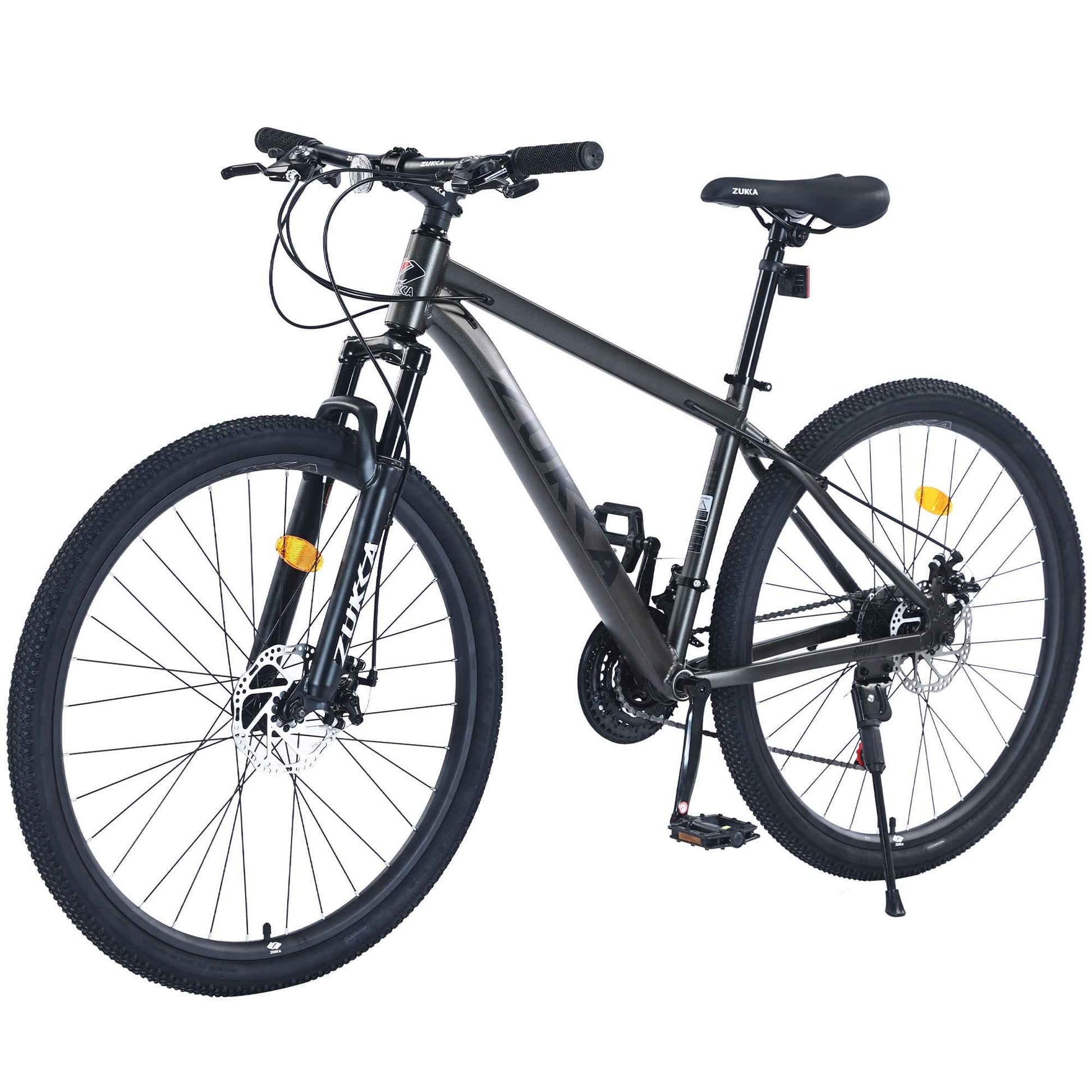 27.5 Inch Wheels 21 Speed Mountain Bike, for Men Women Boys and Girls, Front Suspension,Aluminum Alloy Frame