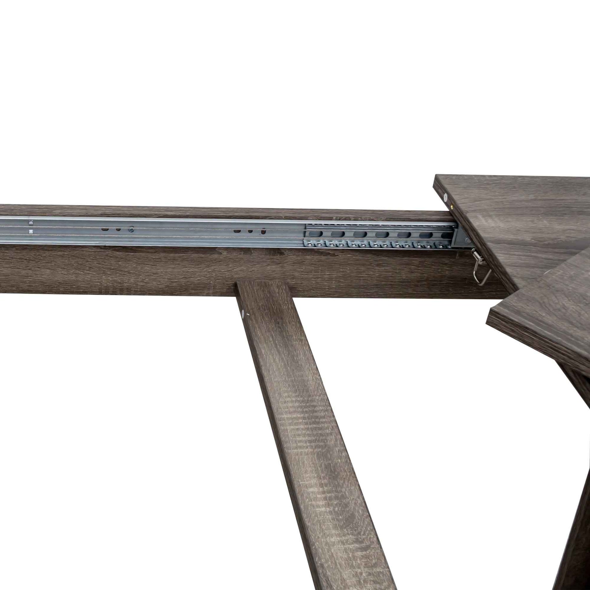 Dining Table , 106.3 in  Large Extendable Kitchen Table