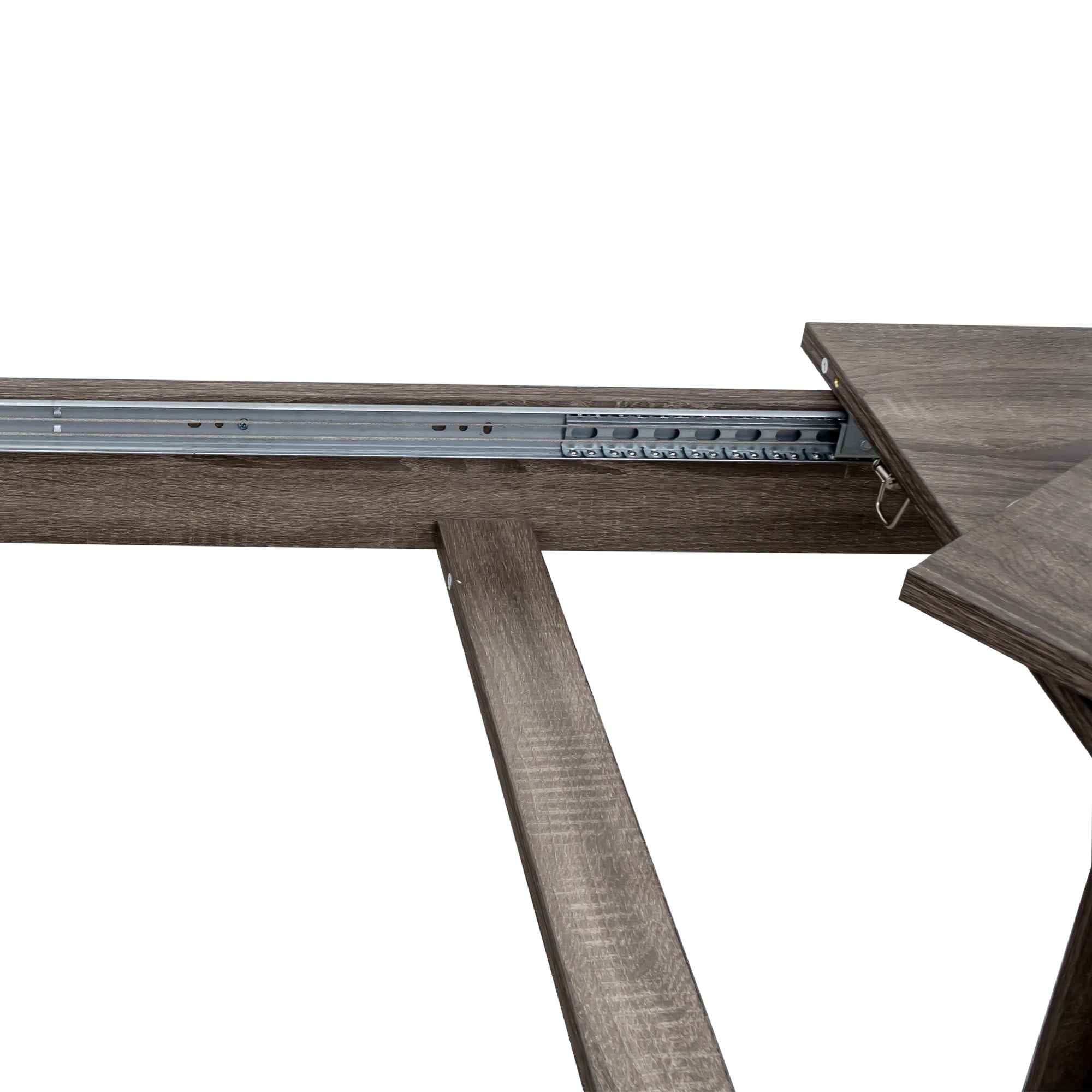 Dining Table , 106.3 in  Large Extendable Kitchen Table